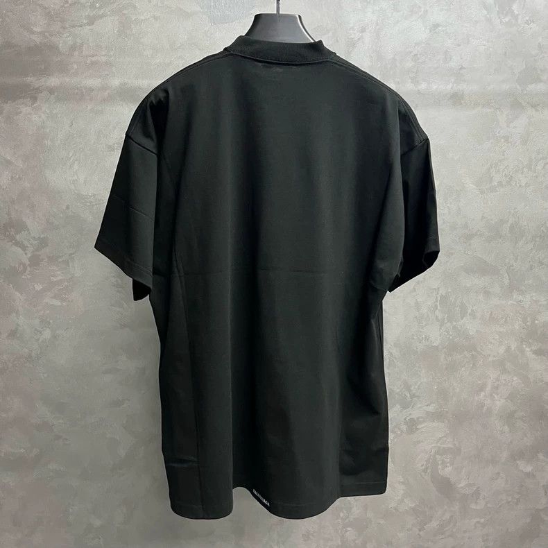 Balenciaga Balenciaga Black solid crewneck pullover short sleeves 2505 Size US S / EU 44-46 / 1 - 5 Thumbnail