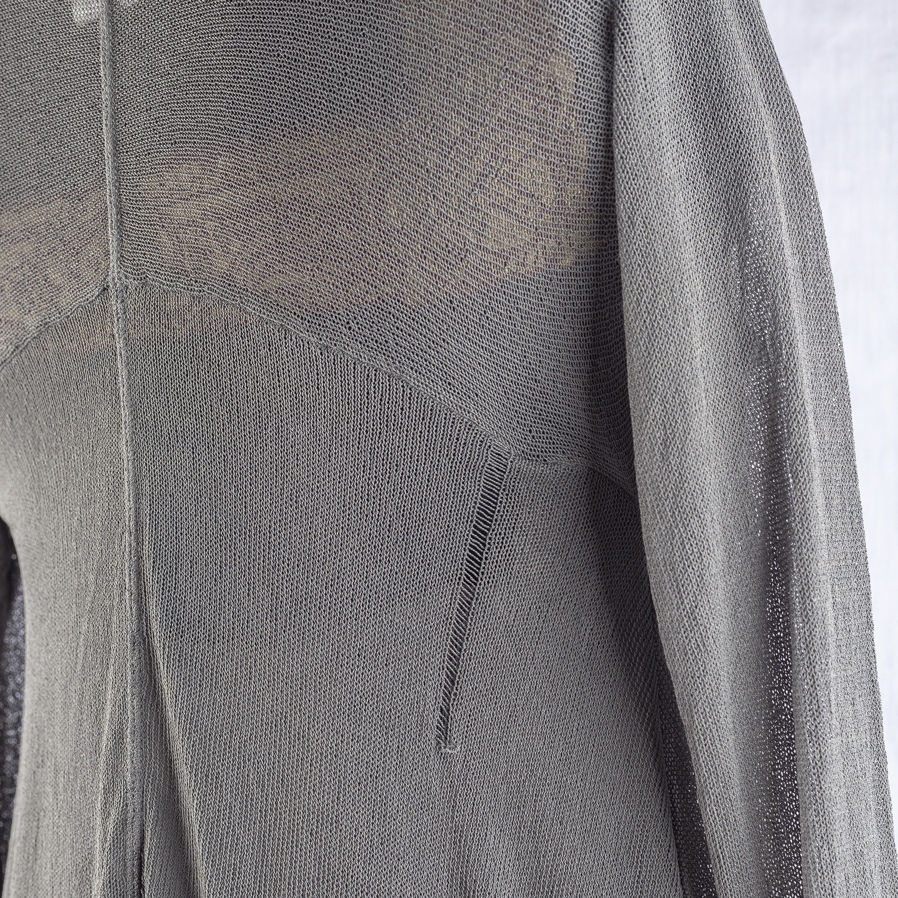 Sarah Pacini Sarah Pacini Vintage Grey Bustier Cardigan Jacket (OSFA) Size ONE SIZE - 4 Thumbnail