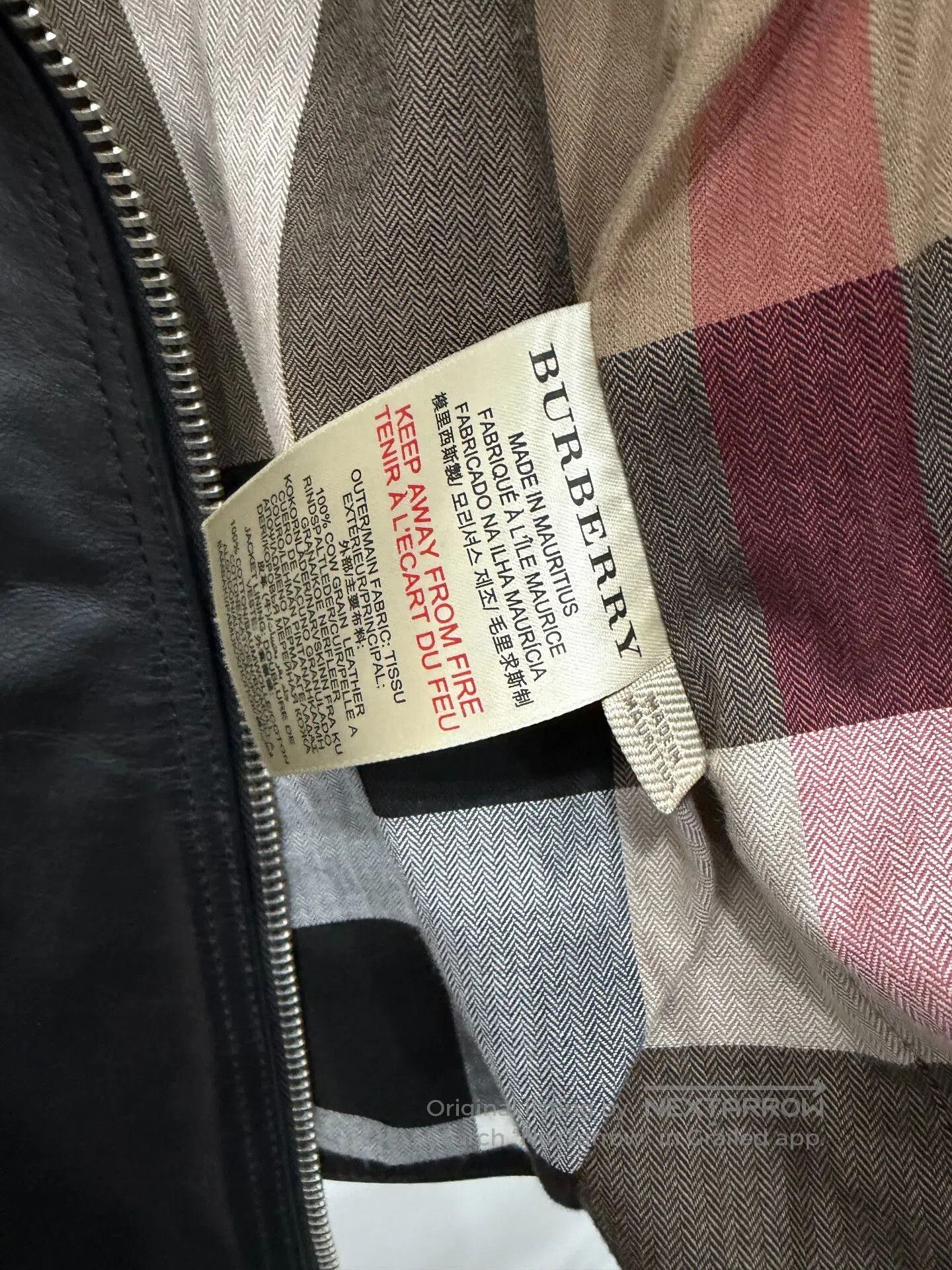 Burberry Burberry Leather Jacket. Size US XXS / EU 40 - 4 Thumbnail