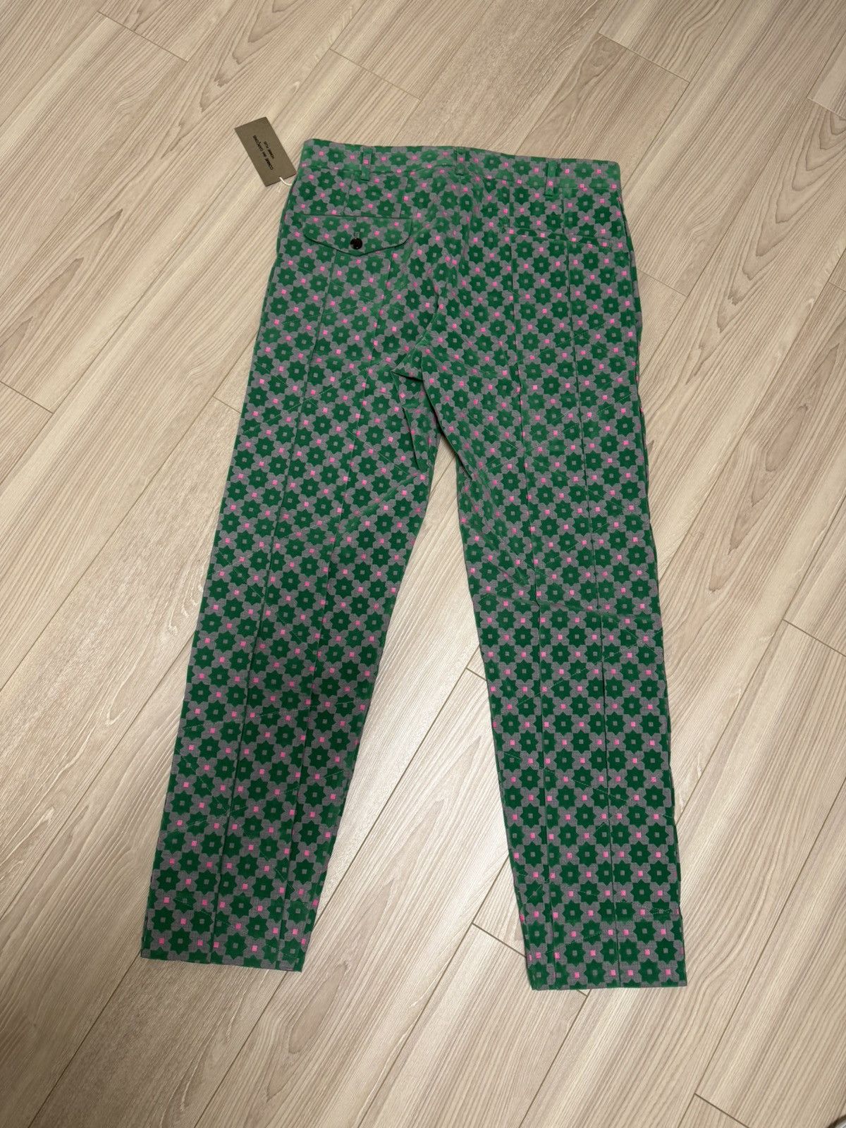 Comme des Garcons Homme Plus Comme des Garçons Homme Plus Floral Jacquard Runway Trousers Size US 34 / EU 50 - 15 Thumbnail
