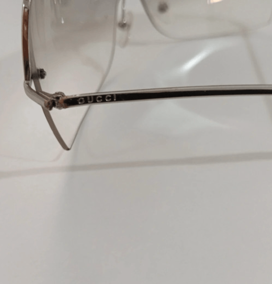 Gucci Gucci sunglasses Transparent Wrap Mask Vintage Size ONE SIZE - 4 Thumbnail