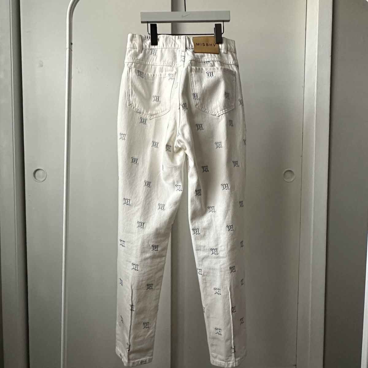 MISBHV White Jean Monogram