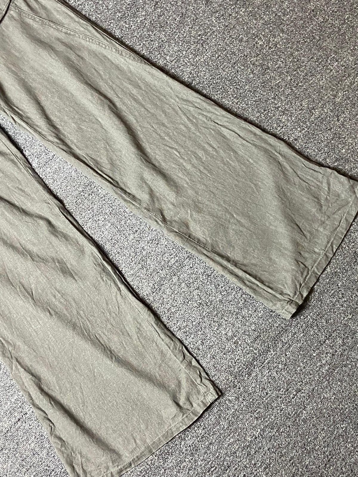 Japanese Brand × Other × Vintage Japanese Brand Rayon Flared Pants with Pocket (122) Size US 29 - 5 Thumbnail