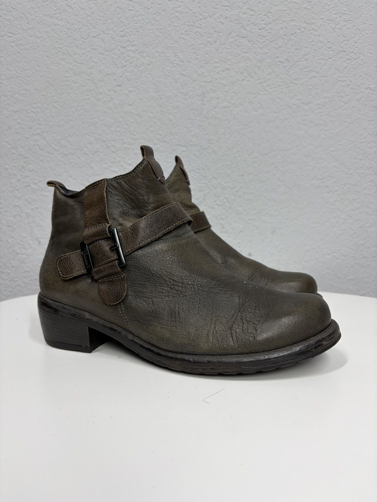 Hedi Slimane Vintage Italian Rangers AS98 Guidi Style Leather Biker Boots Size US 8 / EU 41 - 14 Thumbnail