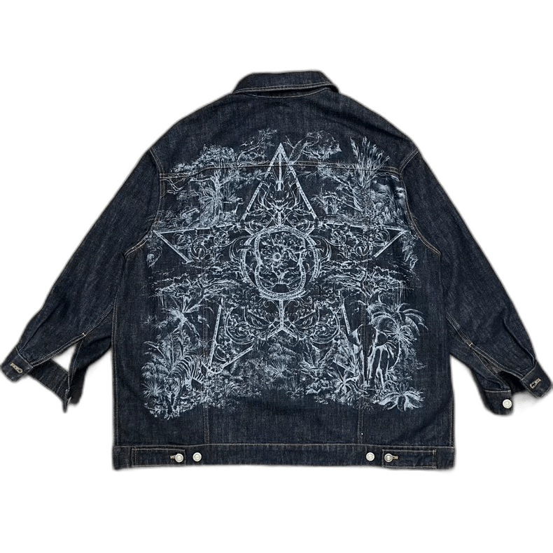 Dior Dior Denim Jacket with Star Zoo Logo Size US M / EU 48-50 / 2 - 1 Thumbnail