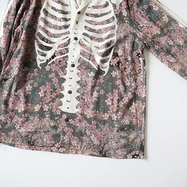 Kapital KAPITAL Sakura BONEpt Wrangle Collar Open-neck Shirt Khaki 3 Size US L / EU 52-54 / 3 - 4 Thumbnail