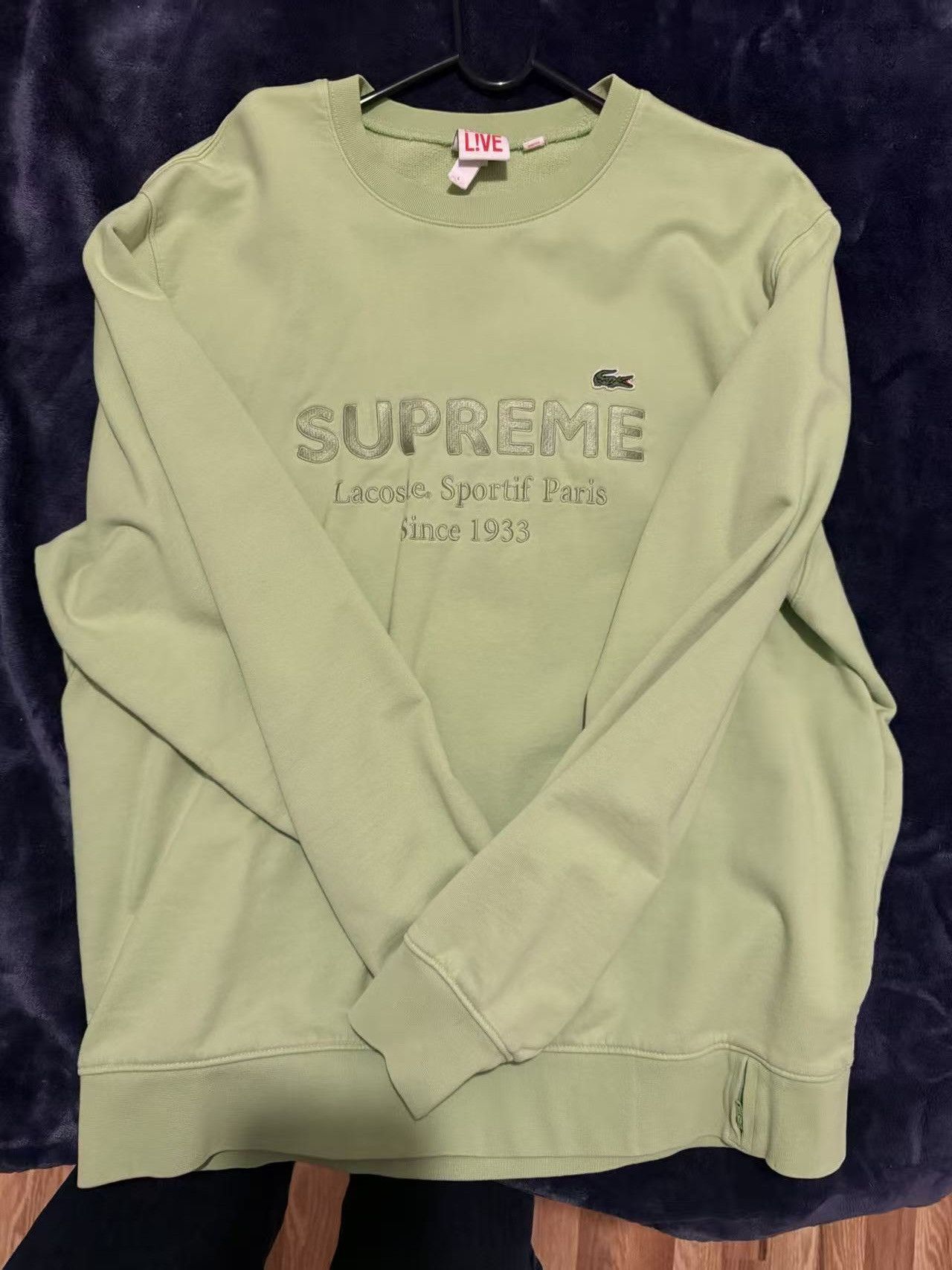 Supreme Lacoste Hoodie | Grailed