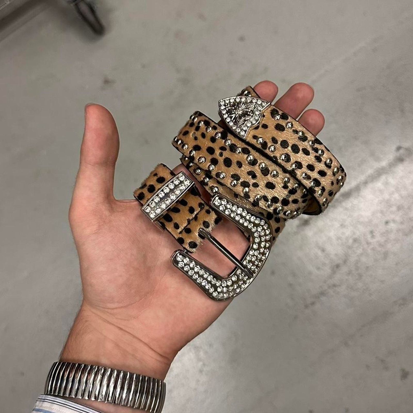 Other Vintage studded western cheetah print Size ONE SIZE - 2 Thumbnail