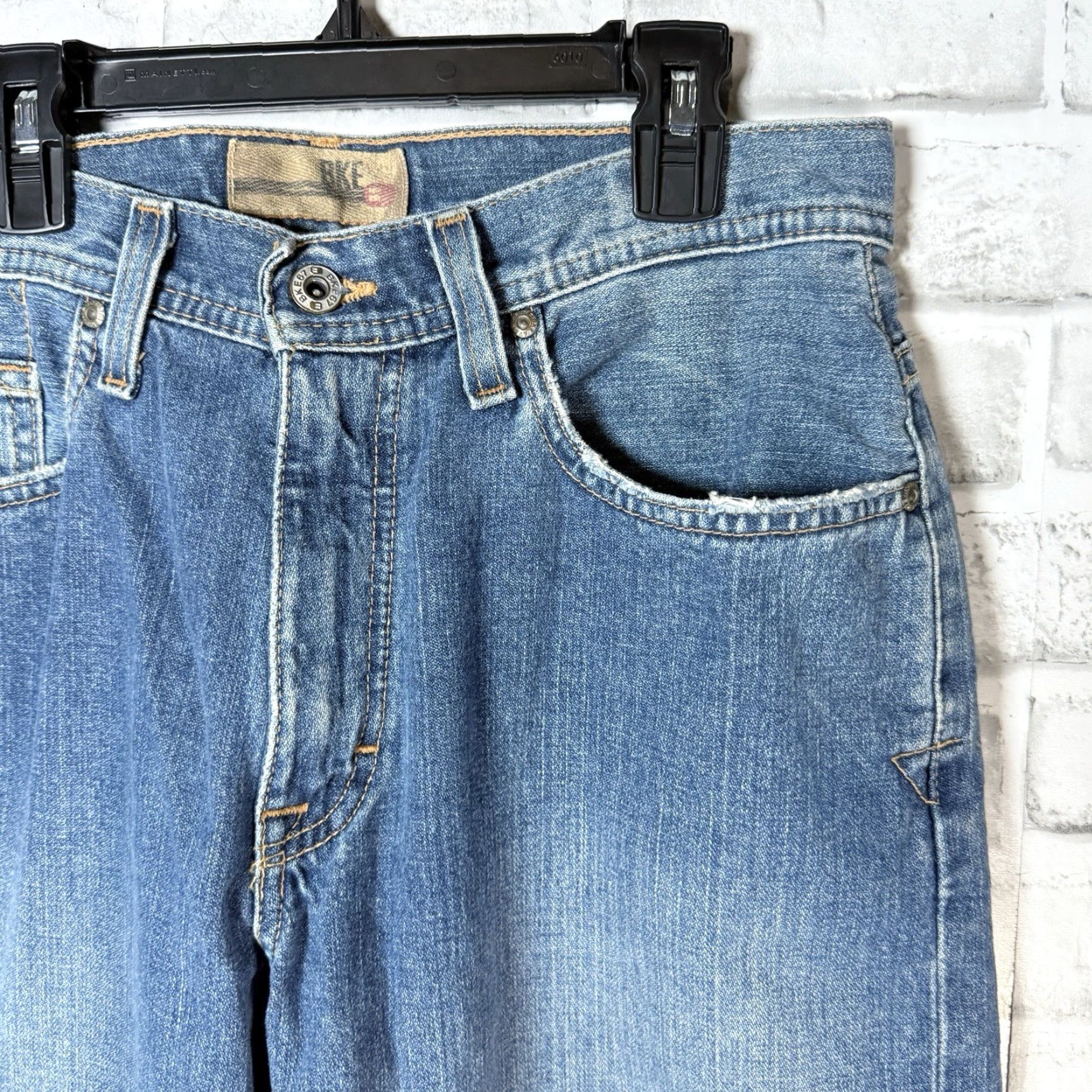 BKE BKE Blue Straight Jeans Mens 30x34 Cotton San Antonio Size US 30 / EU 46 - 2 Thumbnail