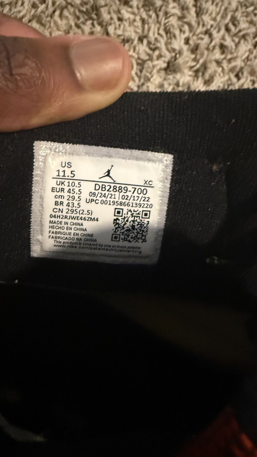 Jordan Brand Jordan 1 Core-Tex Light Curry Size US 11.5 / EU 44-45 - 2 Thumbnail
