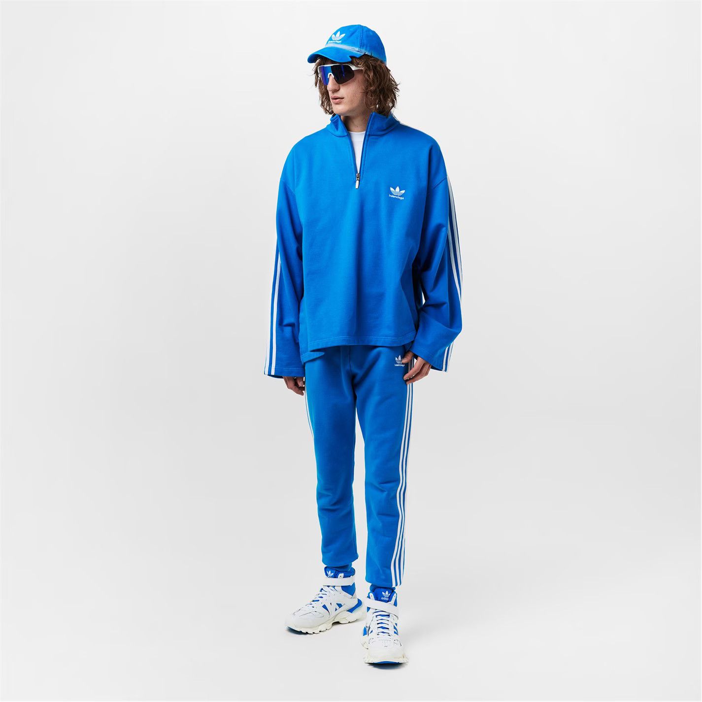 Adidas × Balenciaga o1g2r1mq0226 Size: M / Co-Branding Hat / Cap In Blue Size ONE SIZE - 5 Thumbnail
