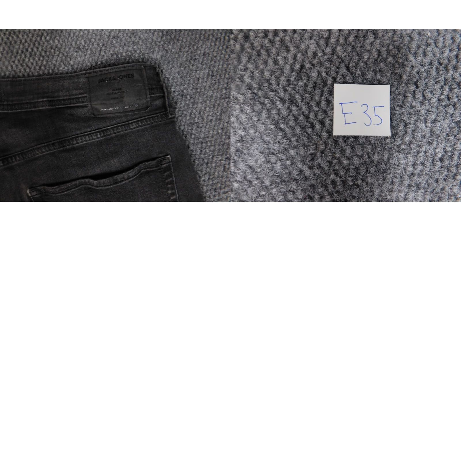 Jack & Jones VINTAGE JACK & JONES Mens Shorts 37 Black Denim Regular Fit 90s Chino Casual Cotton Denim Logo Pockets Boys? Size US 37 - 9 Thumbnail