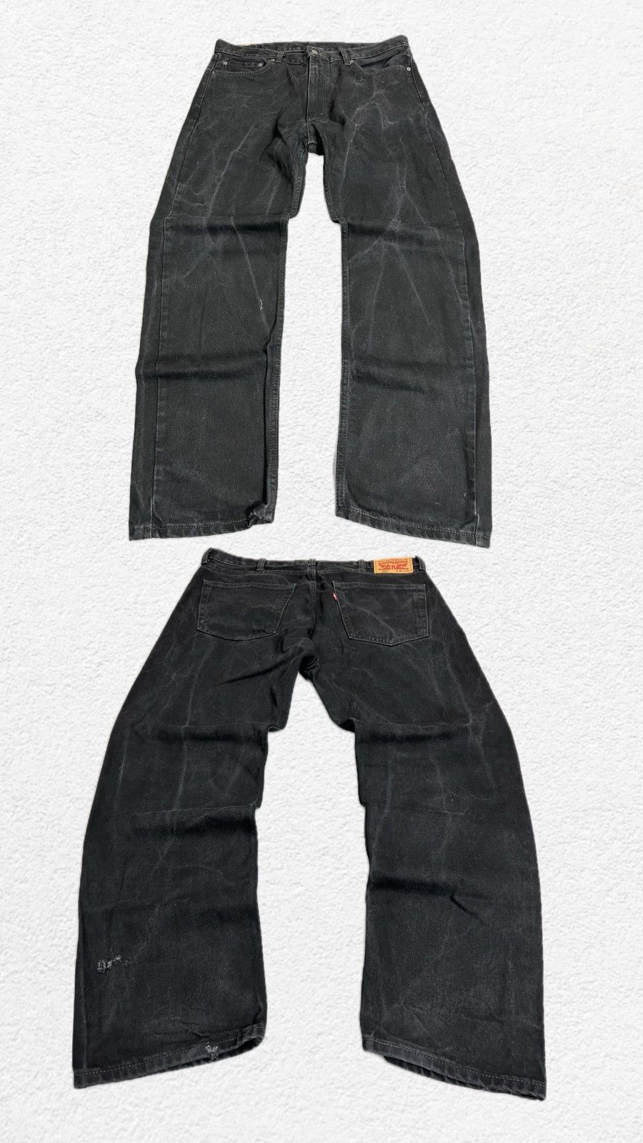 Hysteric Glamour Junya Watanabe Balenciaga style distressed washed jeans Size US L / EU 52-54 / 3 - 1 Preview