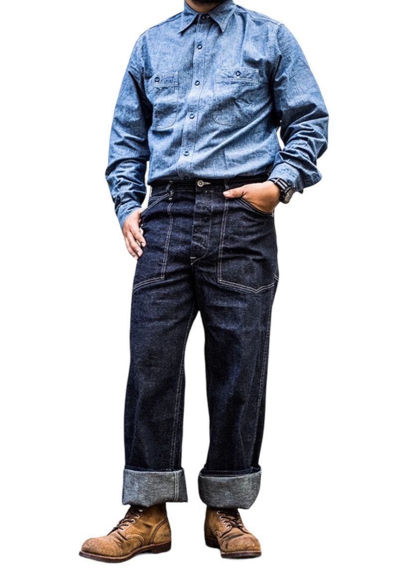 Buzz Rickson's Buzz Rickson’s Trousers Denim Size US 28 / EU 44 - 1 Thumbnail