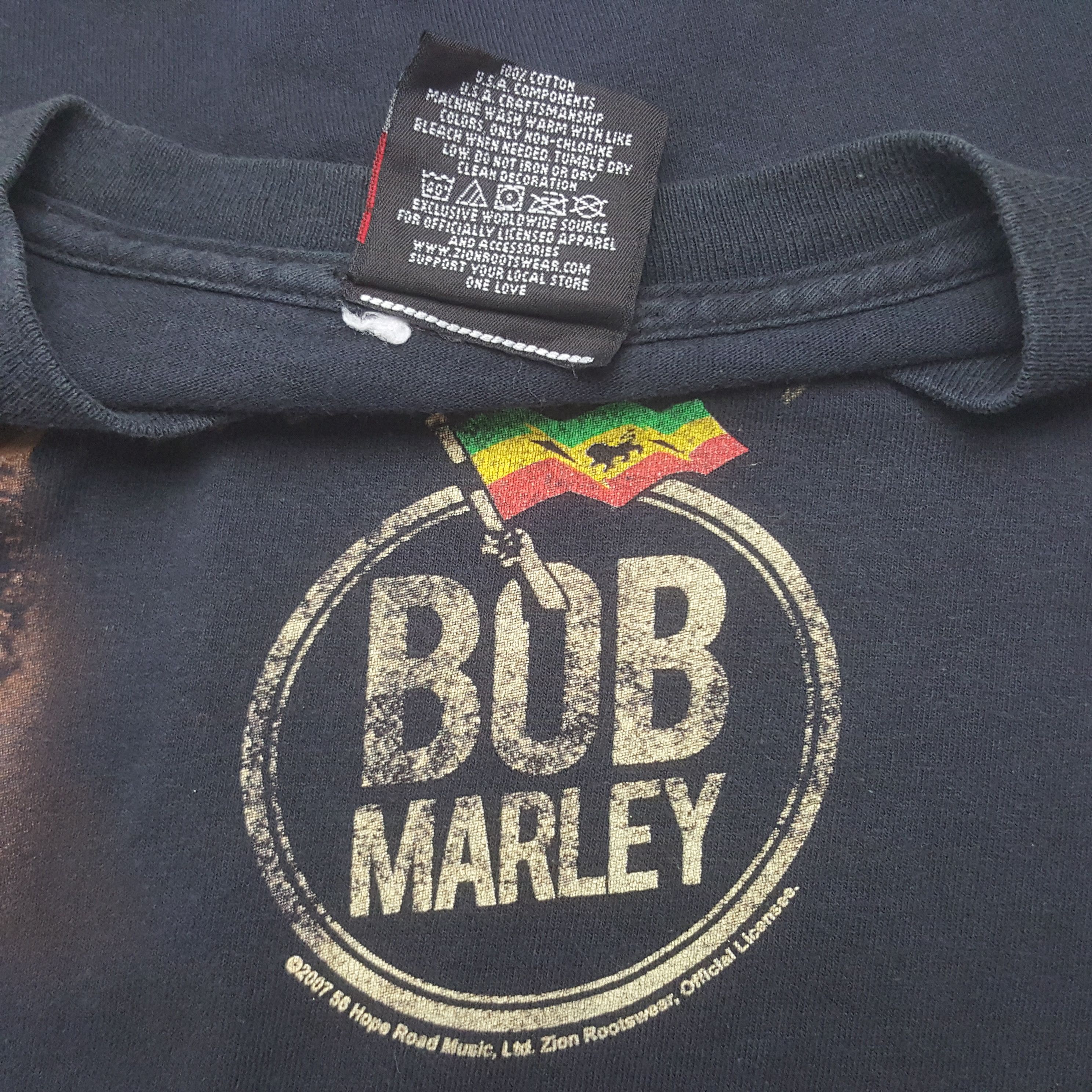 Bob Marley Vintage Bob Marley Jamaican Singer Reggae Tshirt C319N34 Size US L / EU 52-54 / 3 - 5 Thumbnail