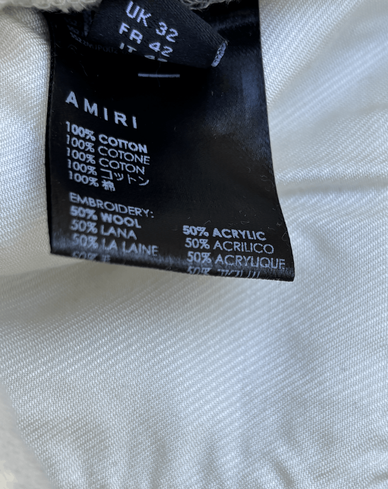 Amiri AMIRI STITCH FLARE PANTS Size US 32 / EU 48 - 14 Thumbnail