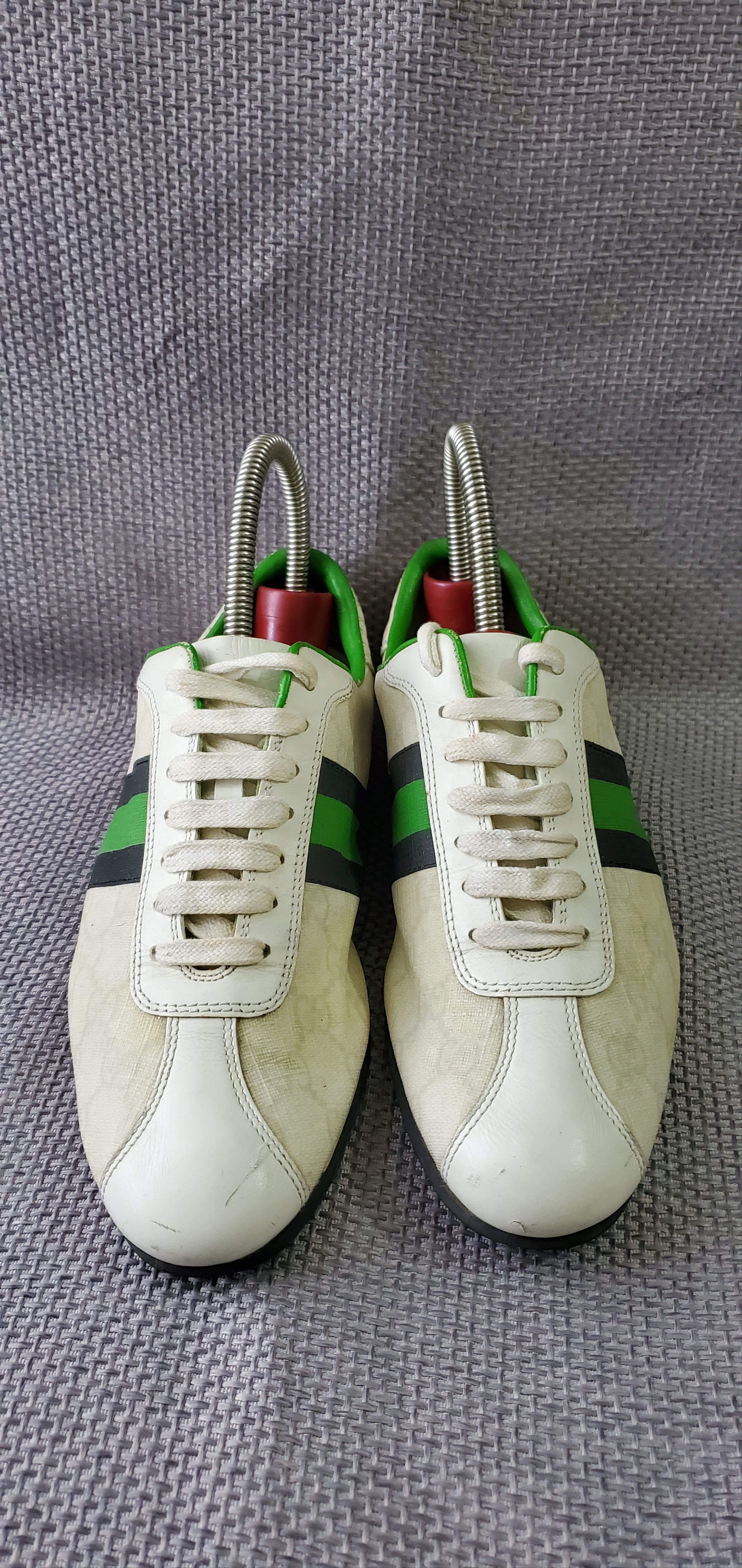 Gucci Gucci Crocodile Cut Lo Top Sneakers Size US 7 / IT 37 - 2 Thumbnail