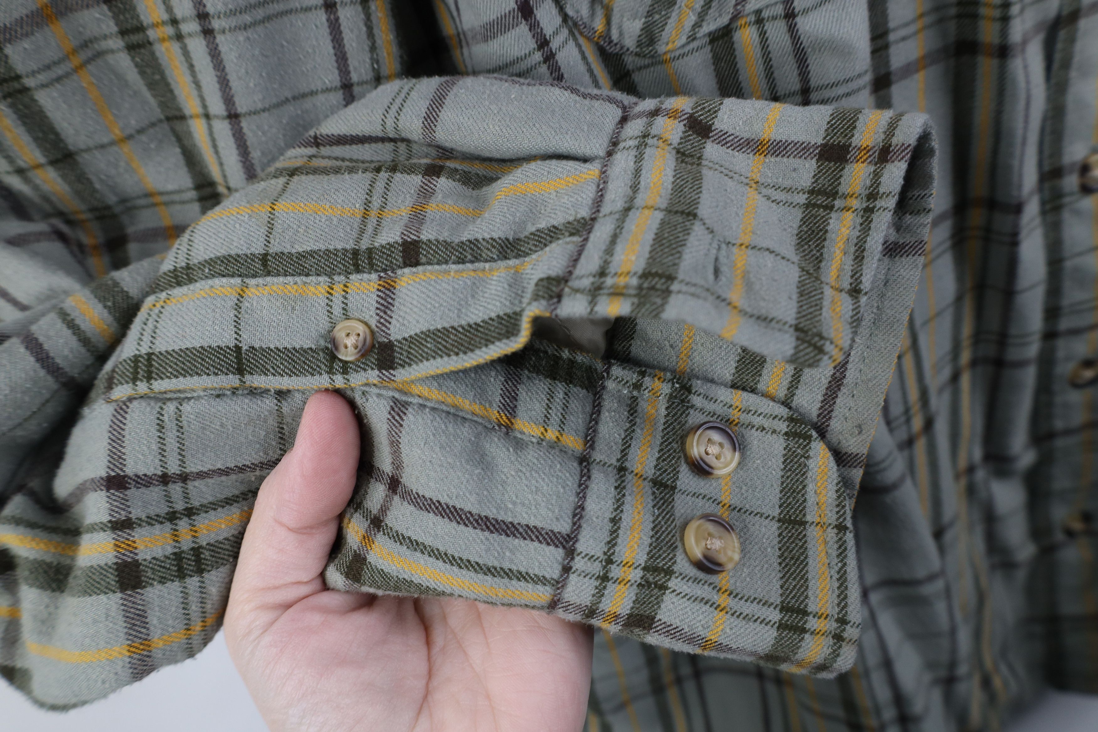 Vintage Vintage 90s Streetwear Waffle Lined Flannel Shirt Jacket Size US XL / EU 56 / 4 - 5 Thumbnail