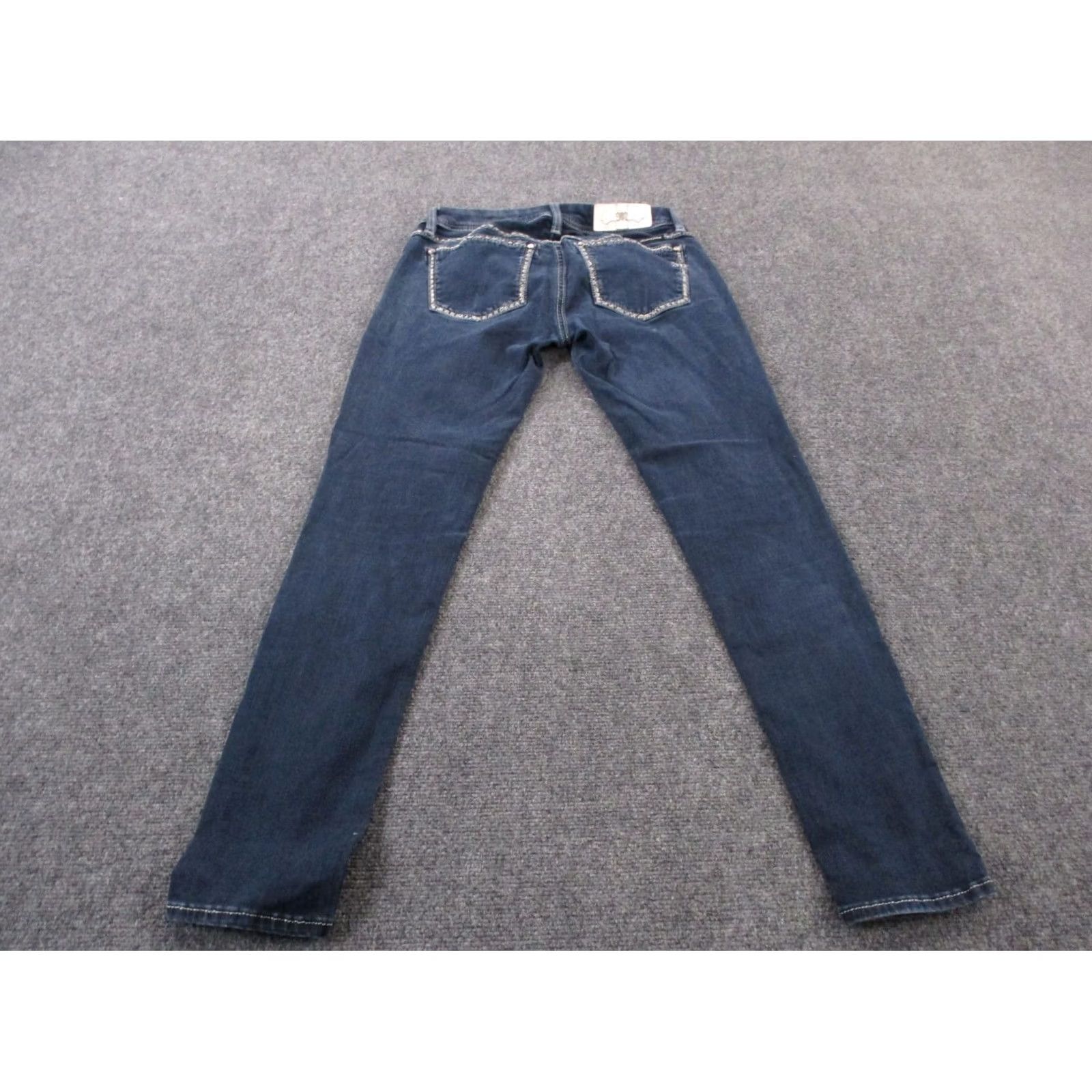Miss Me Miss Me Jeans Womens 28 Denim Mid Rise Skinny Straight Faded Y2K Casual Stretch Jeans Size 28" / US 6 / IT 42 - 2 Thumbnail