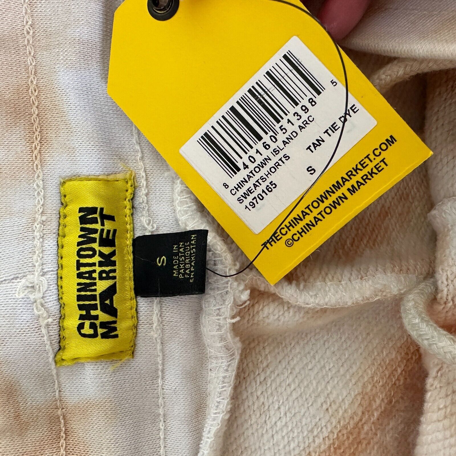 Other NWT Chinatown Market Beige Tiedye Island Arc Shorts Pocket S Size US 30 / EU 46 - 7 Thumbnail