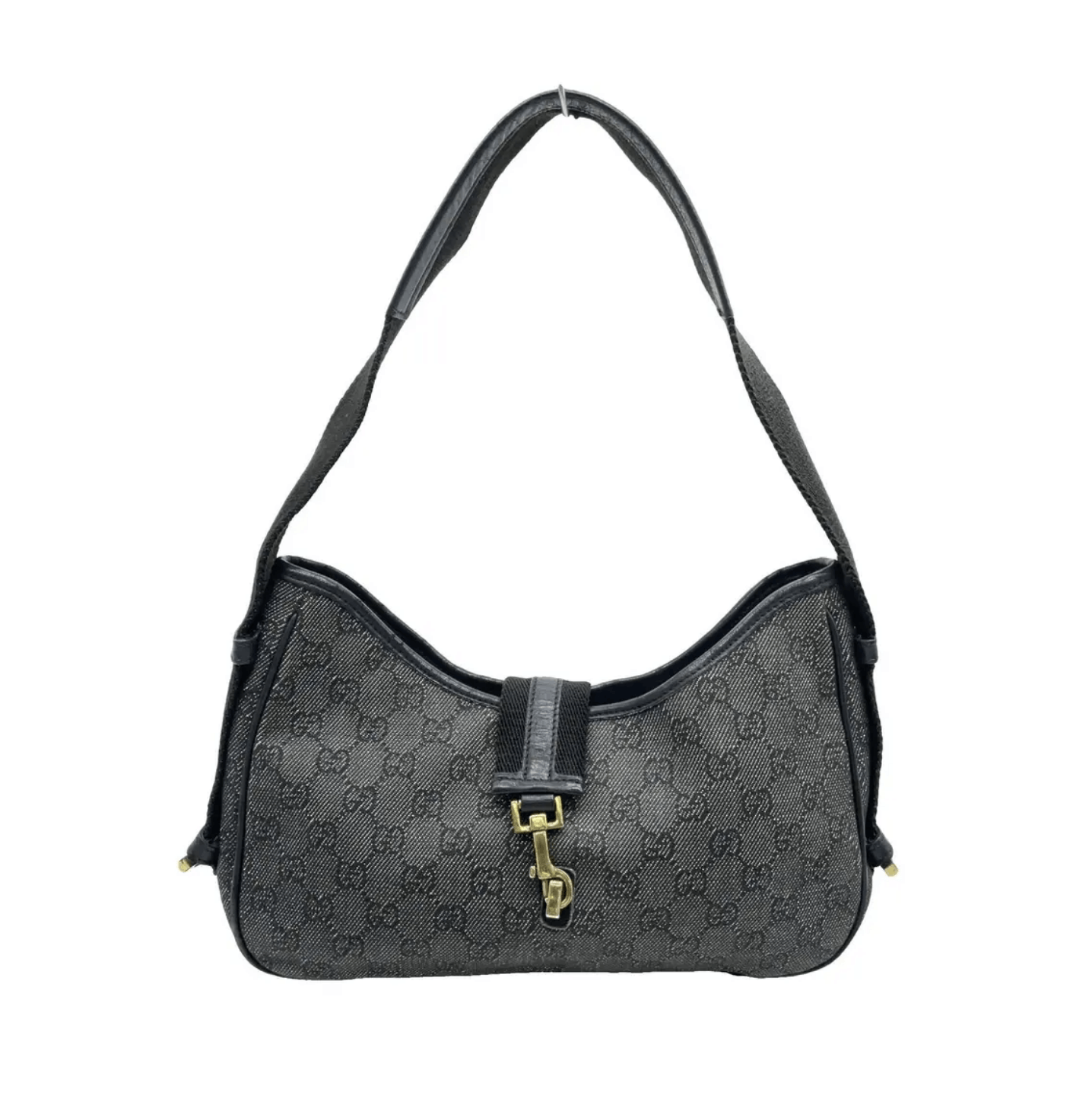 Gucci Gucci Jackie vintage GG denim canvas shoulder bag Size ONE SIZE - 1 Thumbnail