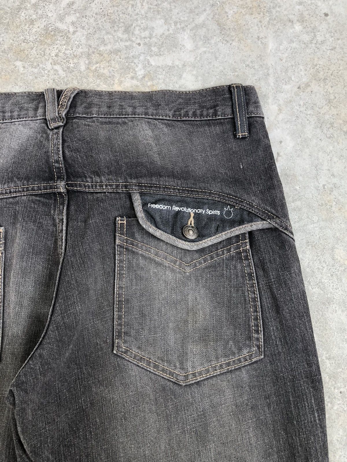 PPFM Japanese PPFM Distressed Jeans Slim Cut Size US 33 - 15 Thumbnail