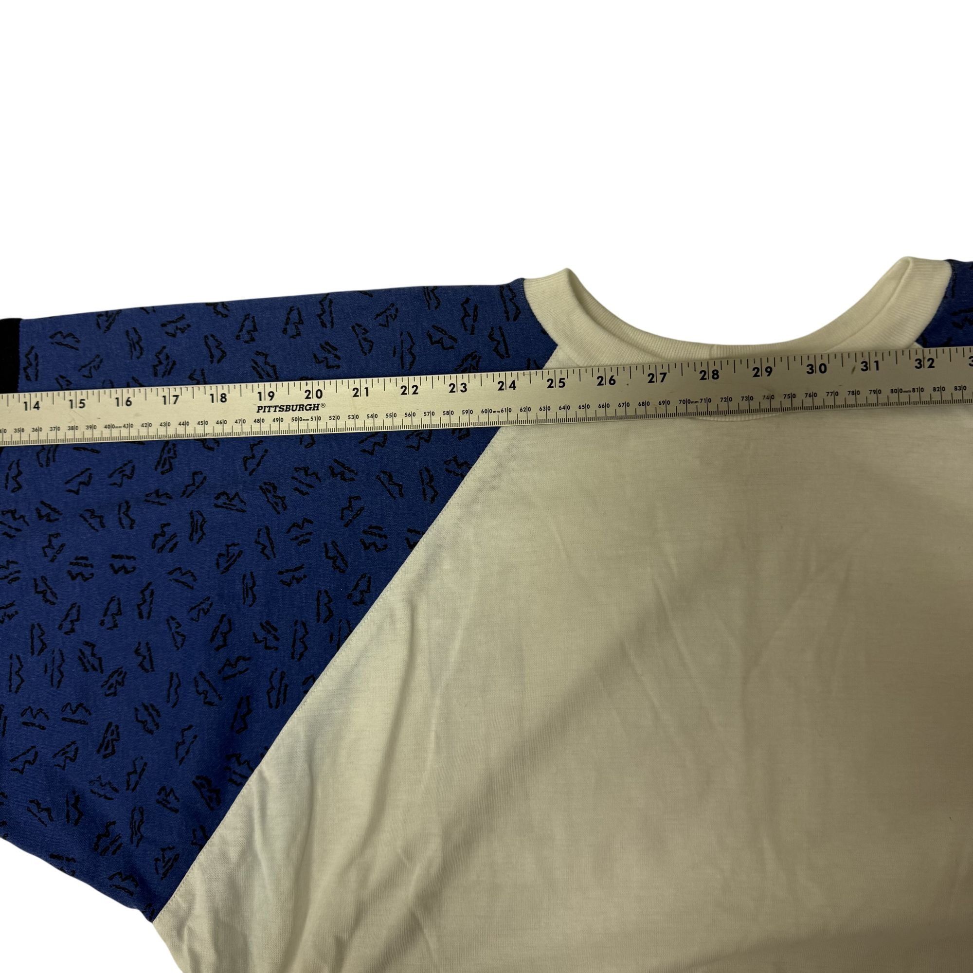 Other Vtg Crazee Wear USA COLOR BLOCK Zig Zag BAGGY Shirt Size US XS / EU 42 / 0 - 9 Thumbnail