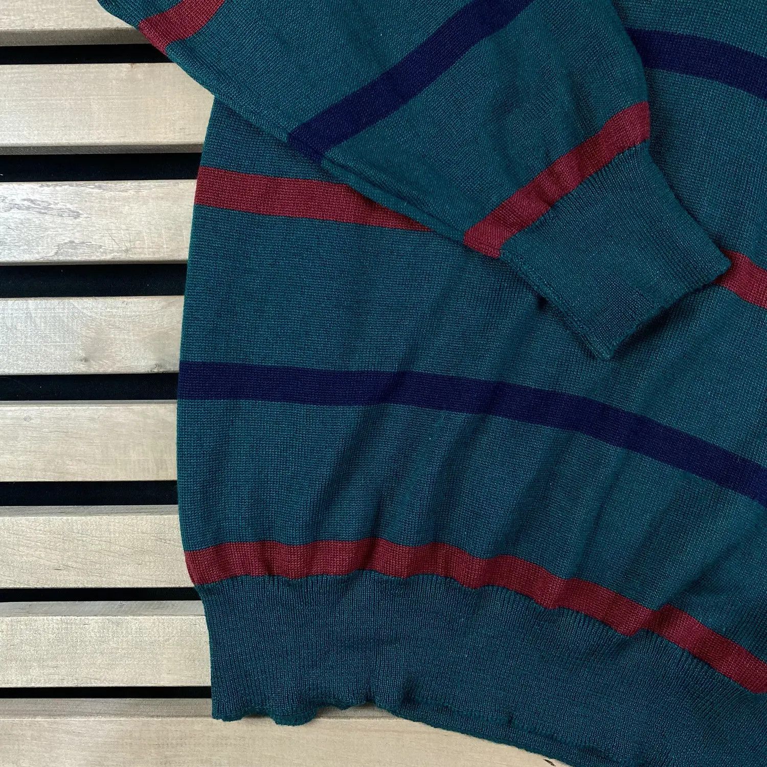 Lacoste × Vintage Mens Sweater Sweatshirt Chemise Lacoste Vintage Size 7/XL Size US XL / EU 56 / 4 - 3 Thumbnail