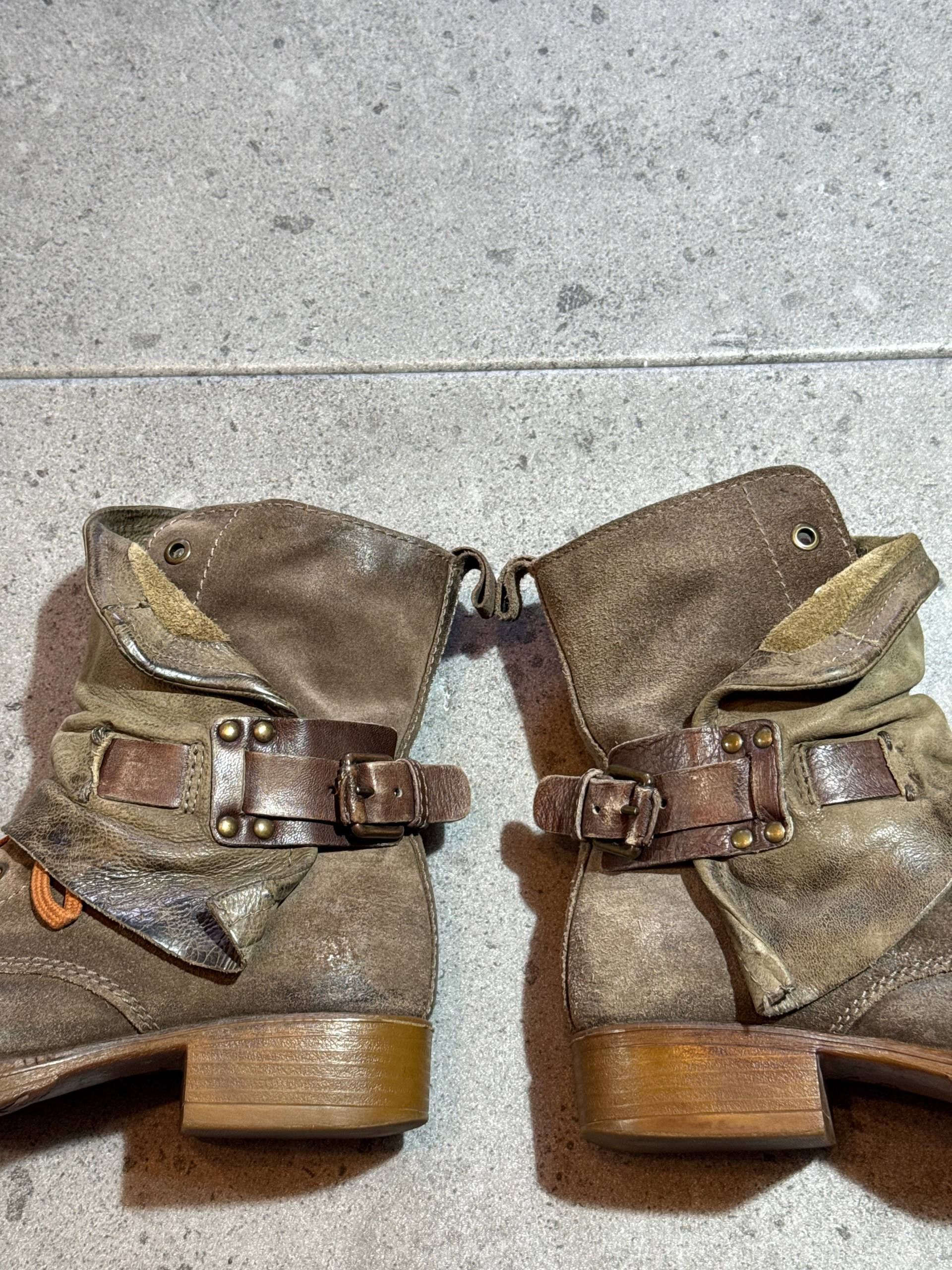 A.S.98 Vintage AvantGarde AS98 style leather ancle boots airstep Size US 8 / IT 38 - 7 Thumbnail