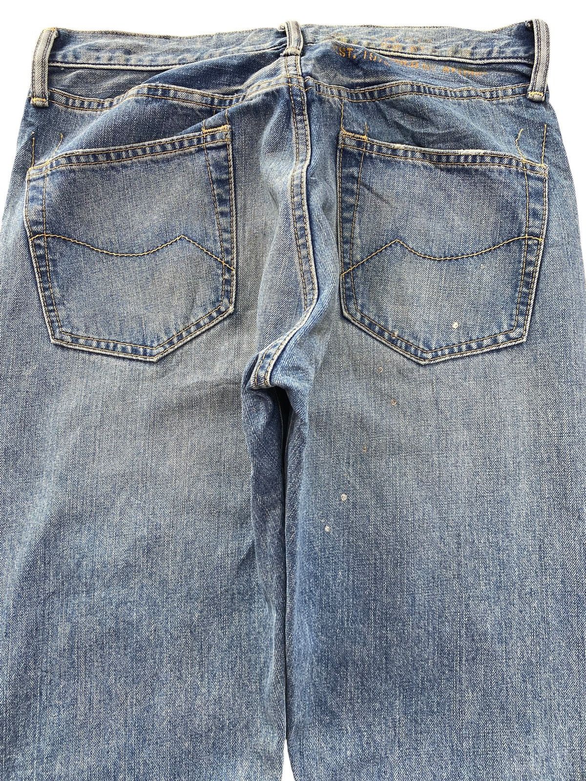 Avirex Avirex Distressed Patch Work Style Straight Leg Jeans Size US 30 / EU 46 - 4 Thumbnail