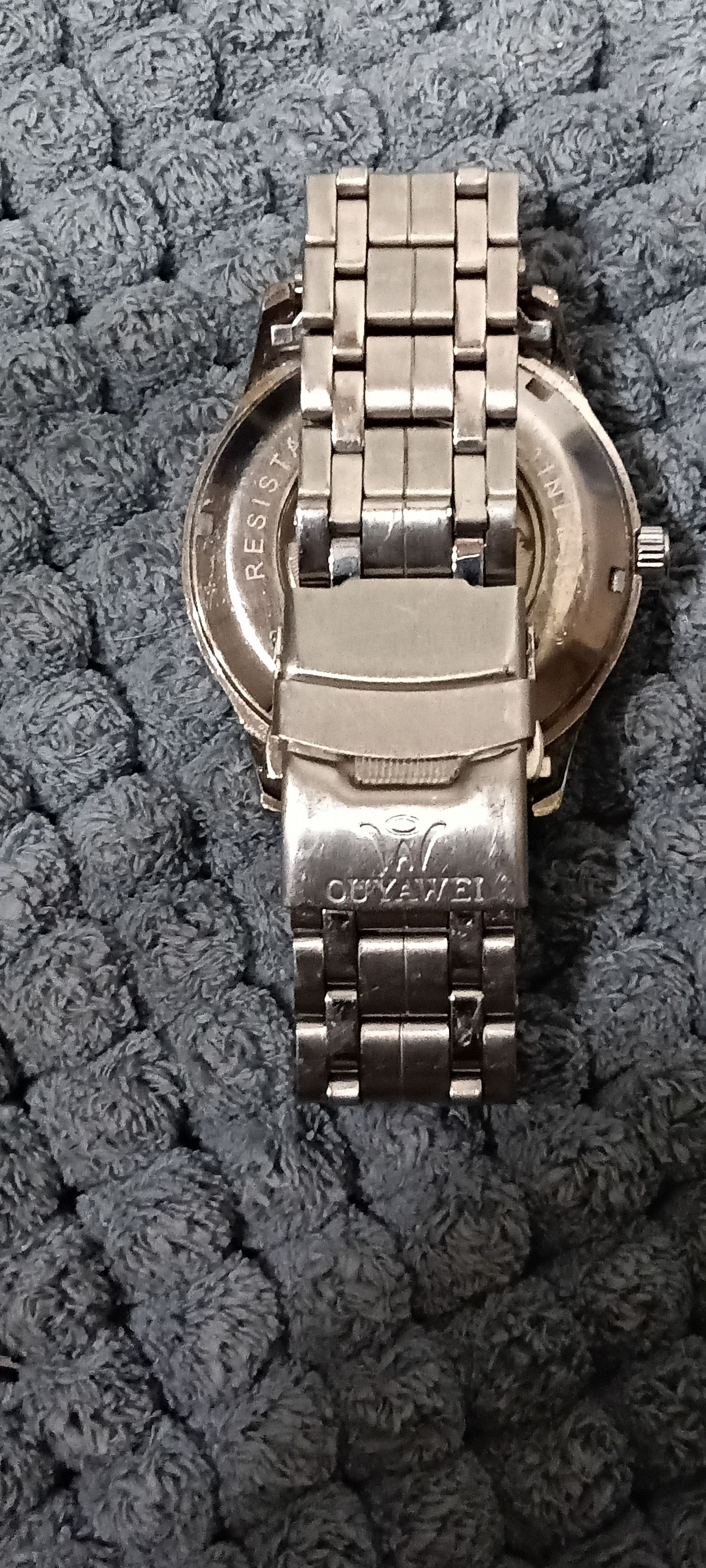 Other OUYAWEI MENS STAINLESS STEEL WIND UP WATCH Size ONE SIZE - 3 Thumbnail