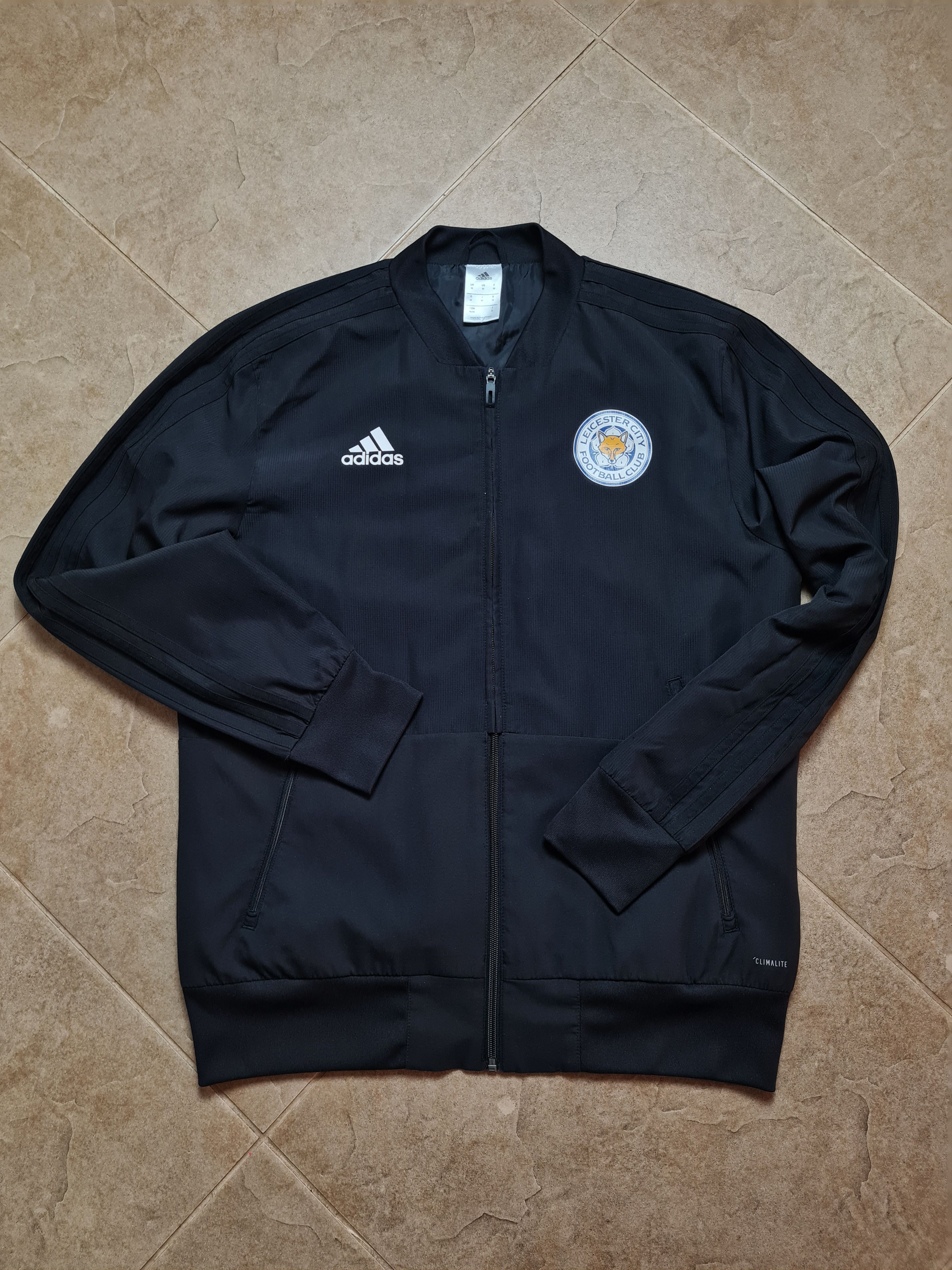 Adidas Football Jacket Leicester City Soccer Training Top Adidas Size US M / EU 48-50 / 2 - 9 Thumbnail