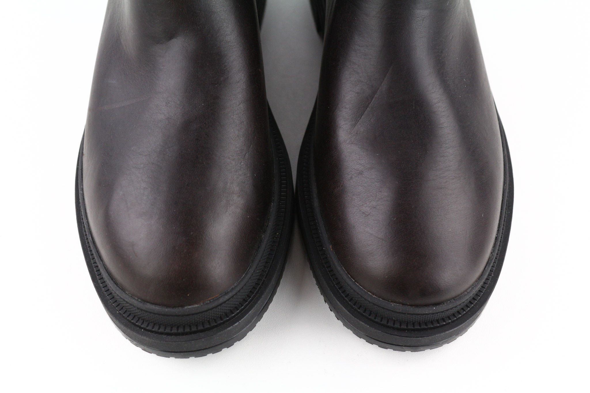 Timberland A2589 UK4 Dark Leather ReBOTL Pull Tab Boots Shoes 79948 Size US 6.5 / IT 36.5 - 4 Thumbnail