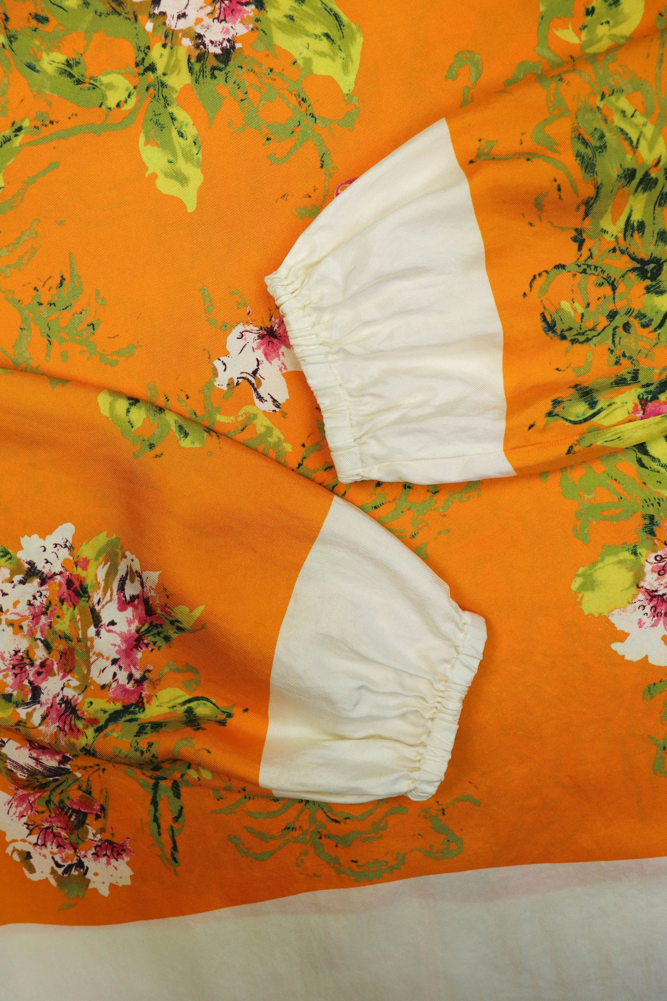 No. 21 No. 21 Yellow Floral Printed Graphics Silk LS Blouse Shirt Size S / US 4 / IT 40 - 6 Thumbnail