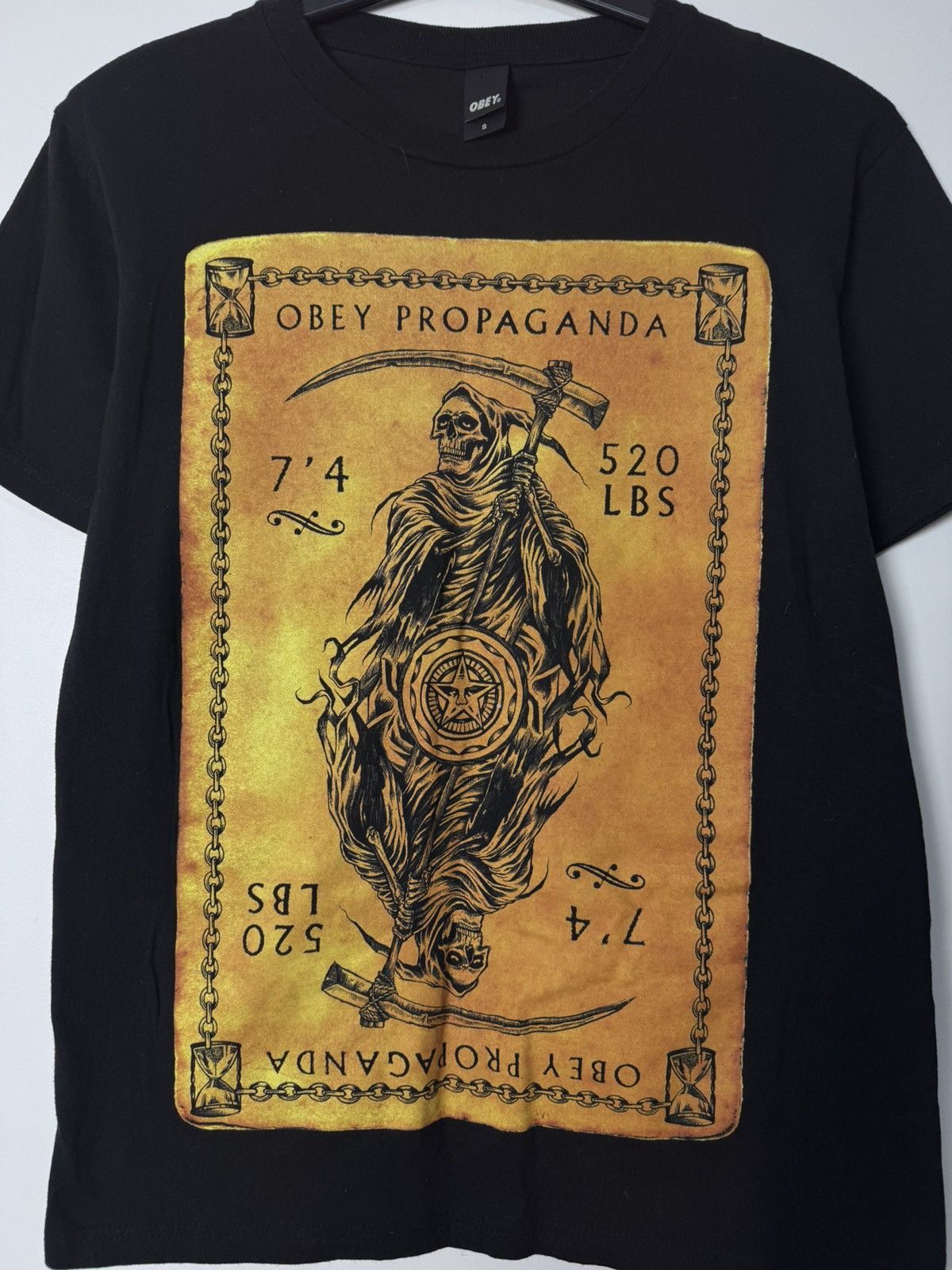 Obey Archive Rare Obey Propaganda Reaper Skull Tee AvantGarde Y2K Size US S / EU 44-46 / 1 - 5 Thumbnail