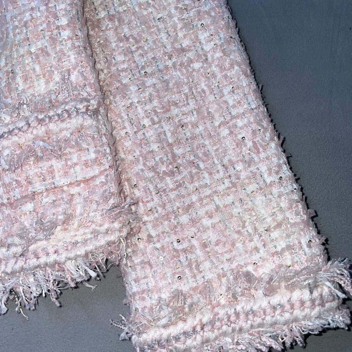 Karl Lagerfeld KARL LAGERFELD PINK TWEED Size M / US 6-8 / IT 42-44 - 6 Thumbnail
