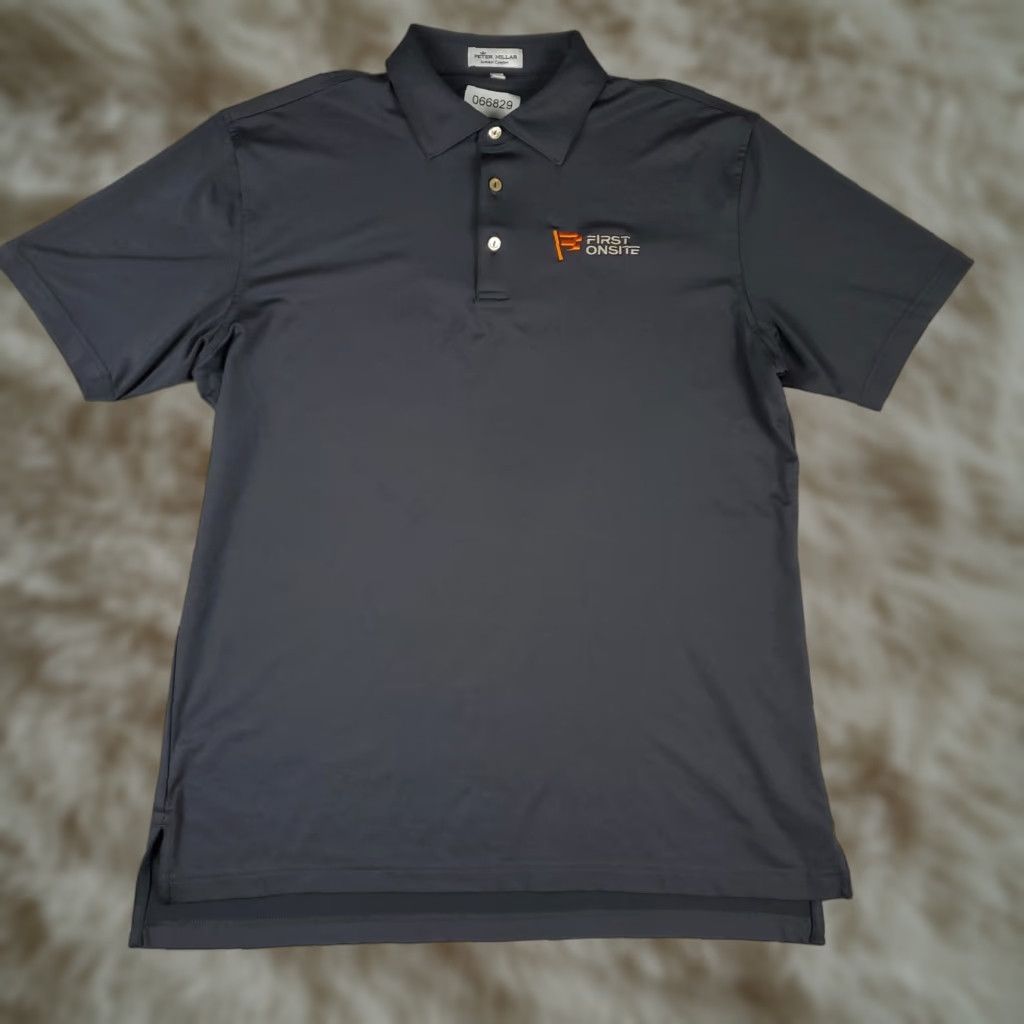 Peter Millar Peter Millar Polo Shirt Mens Medium Gray Summer Comfort Short Sleeve Shirt Size US M / EU 48-50 / 2 - 1 Thumbnail