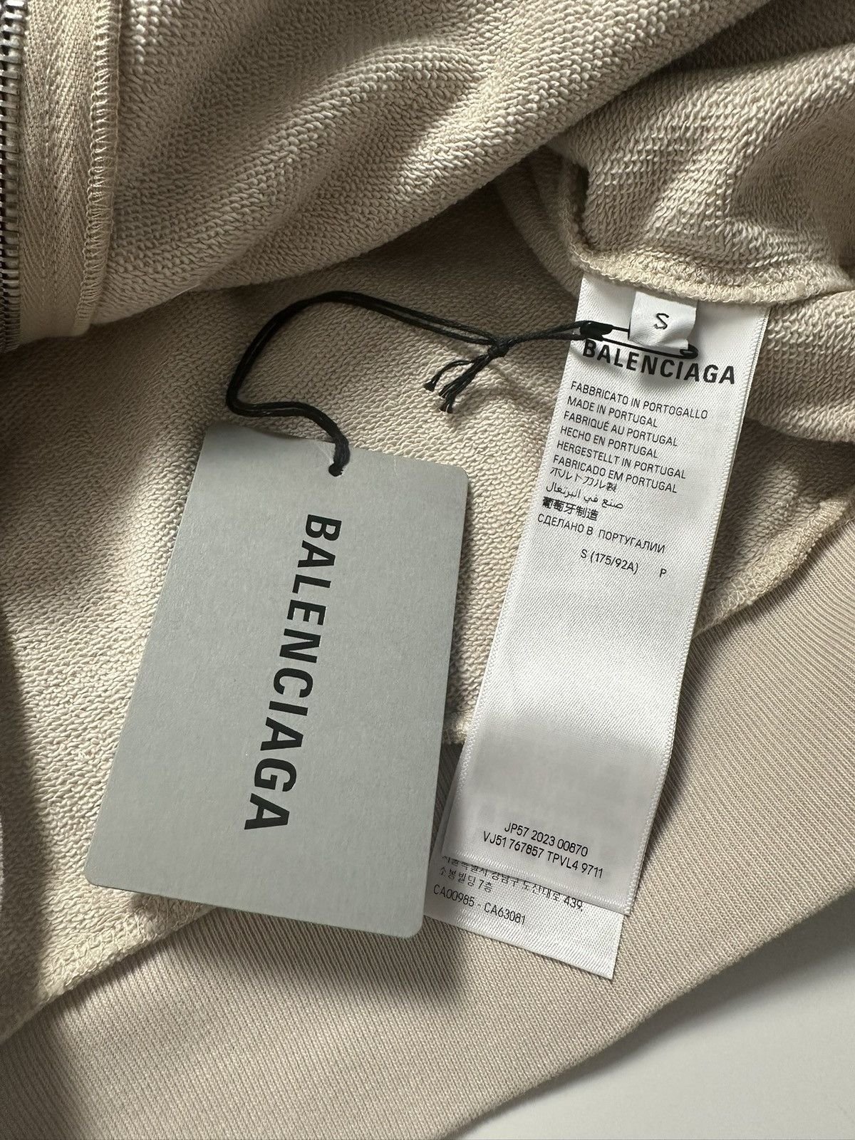 Balenciaga Balenciaga Metal BB zip-up hoodie S NEW Size US S / EU 44-46 / 1 - 8 Thumbnail