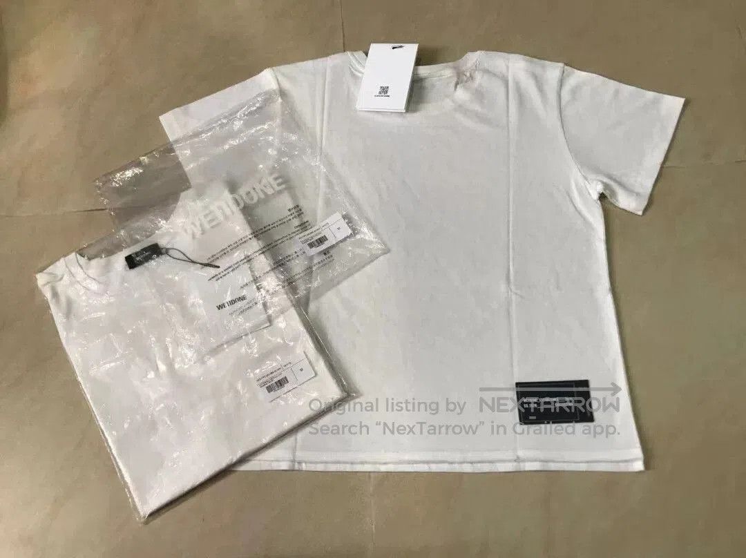 WE11DONE we11done Small Logo Short Sleeve. Size US M / EU 48-50 / 2 - 1 Thumbnail