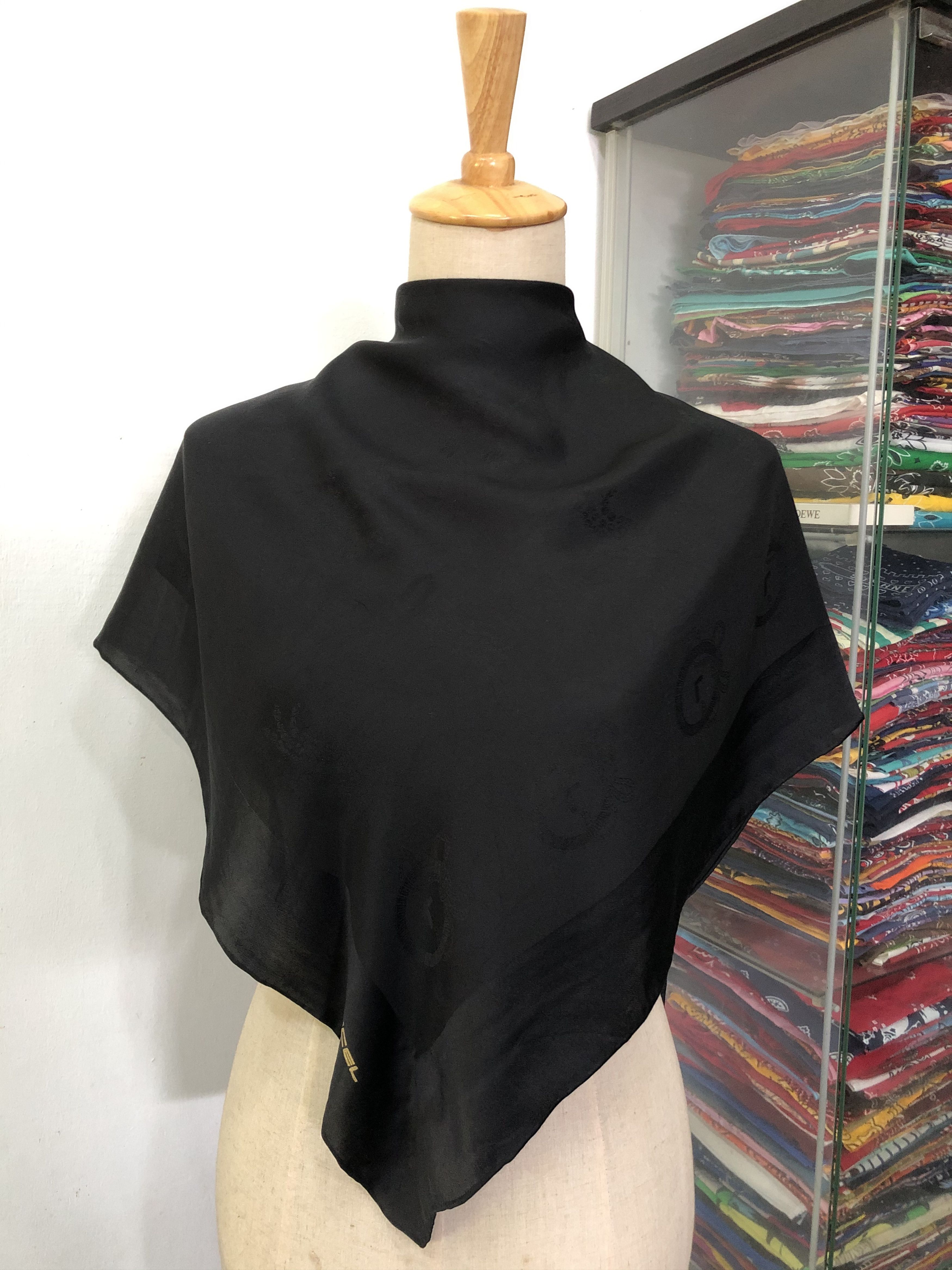 Lancel × Vintage Vintage Lancel Silk Scarf Size ONE SIZE - 1 Thumbnail