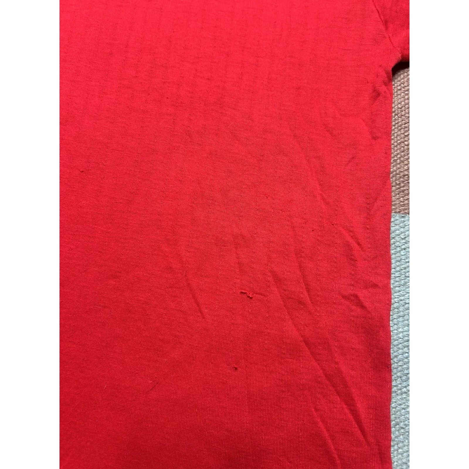 Vintage VINTAGE 80s long sleeve henley t shirt thermal 2 layer red distressed large Size US L / EU 52-54 / 3 - 7 Thumbnail