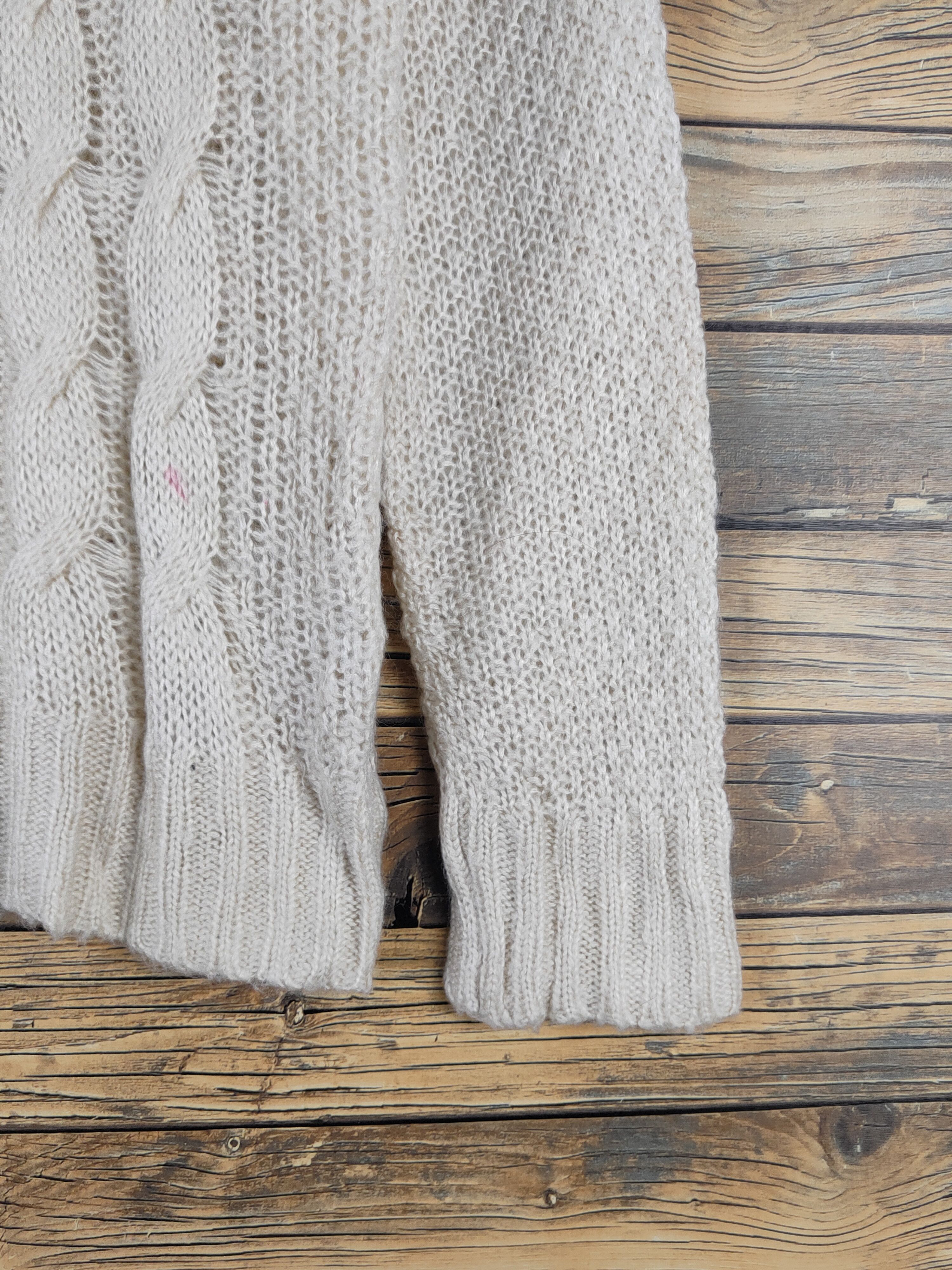 Vintage Flourish Ivory Knitwear Sweatshirts #W2111 Size M / US 6-8 / IT 42-44 - 6 Thumbnail
