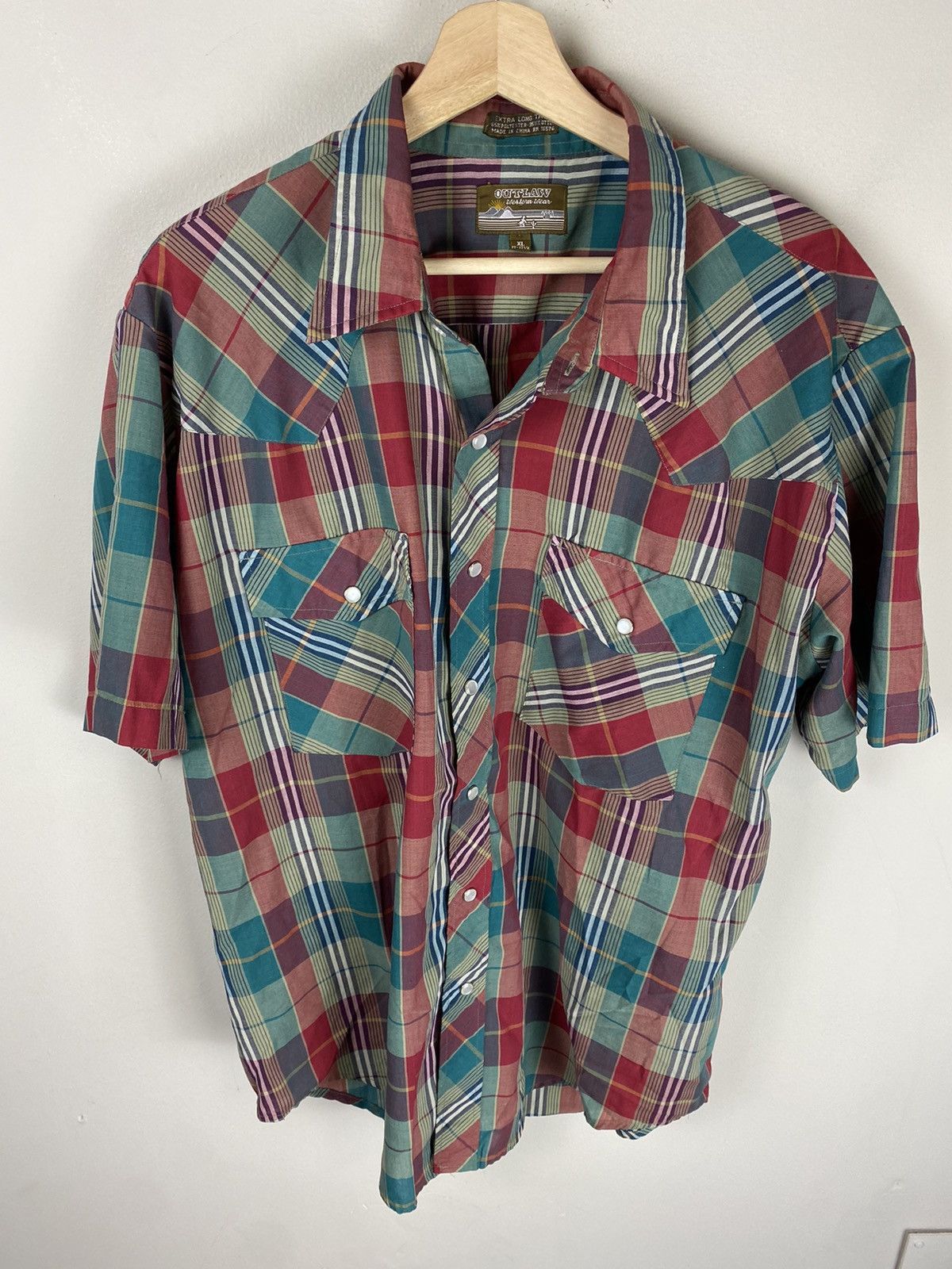 Vintage Vintage Desert Grass Western Wear Button Up Size US XL / EU 56 / 4 - 1 Thumbnail