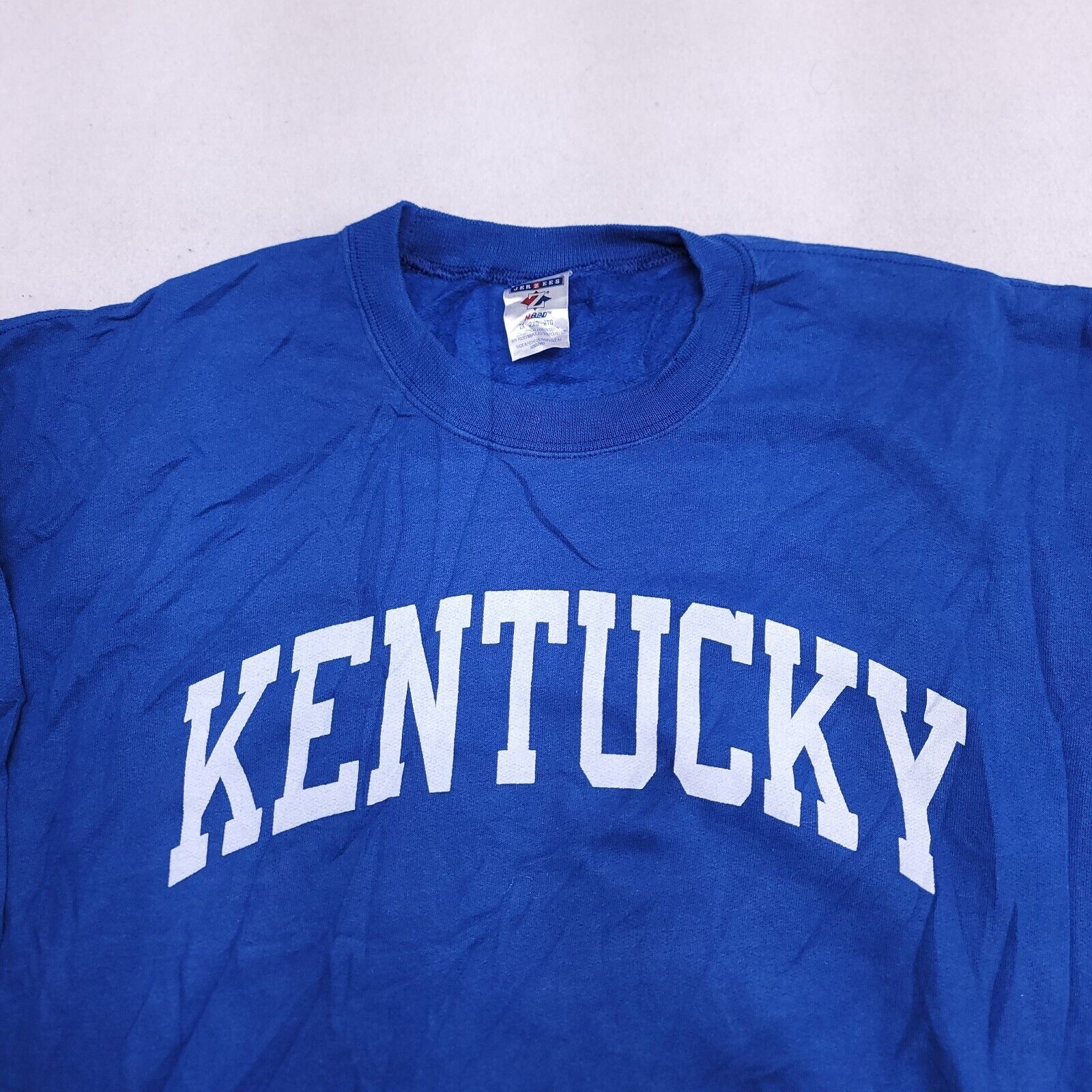 Jerzees Jerzees Kentucky Casual Pullover Sweatshirt Men Size 2X Blue Size US XXL / EU 58 / 5 - 1 Thumbnail