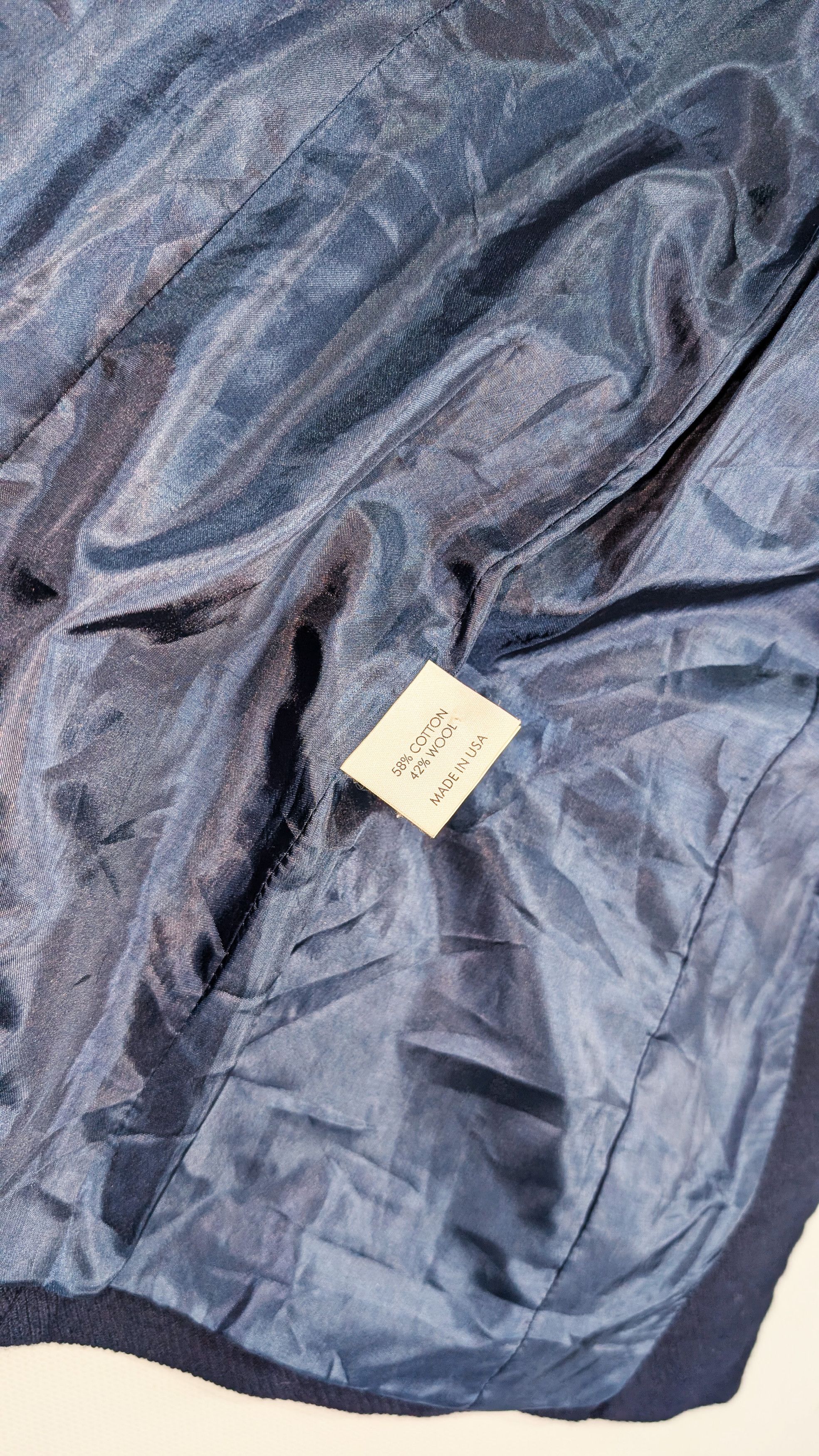 Apiece Apart Apiece Apart Blue Wool Cotton Single Button Blazer Jacket Size S / US 4 / IT 40 - 7 Thumbnail