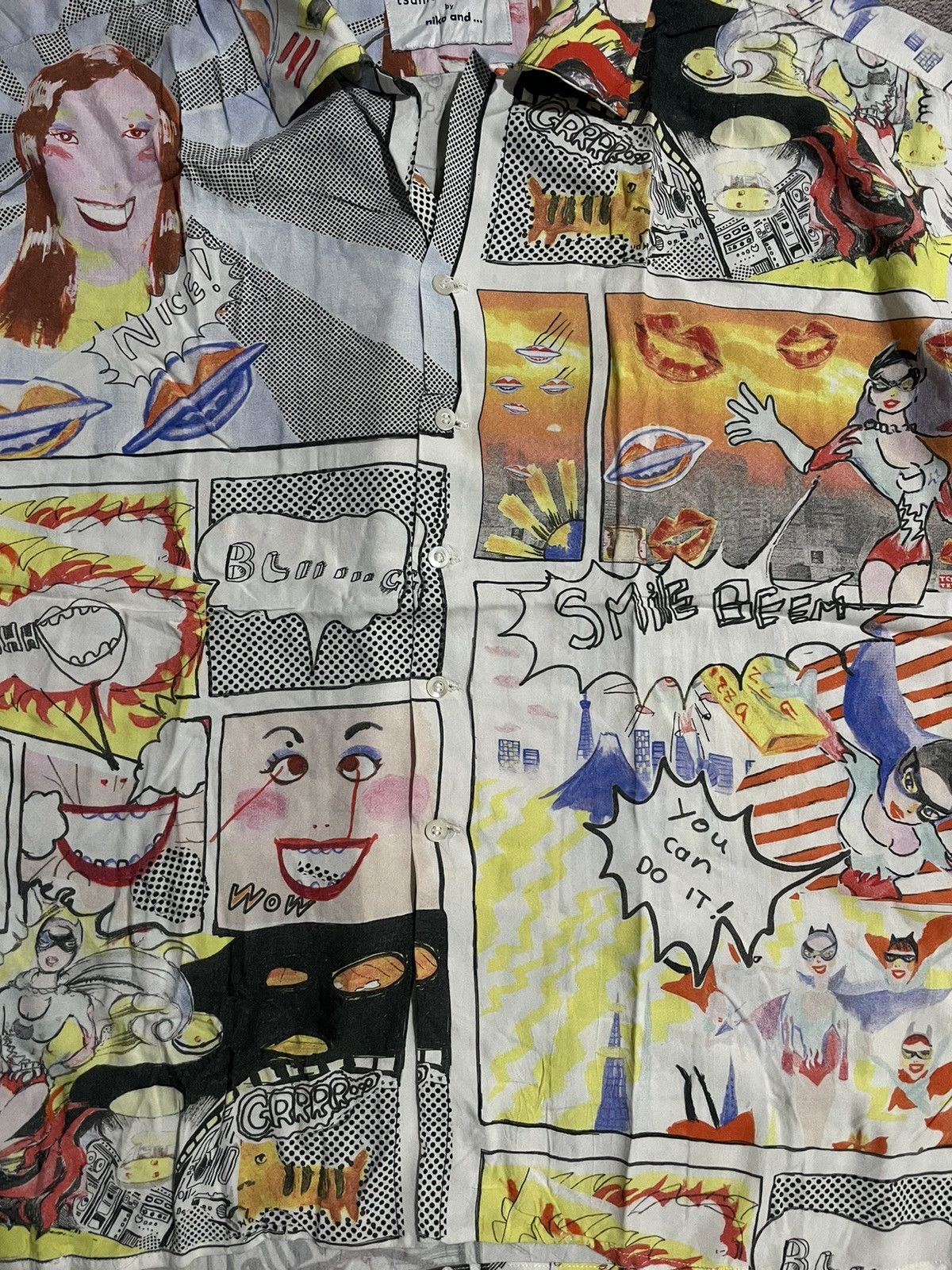 Tsumori Chisato Tsumori Chisato x Niko And Open Collar Comic Pattern Size US L / EU 52-54 / 3 - 4 Thumbnail