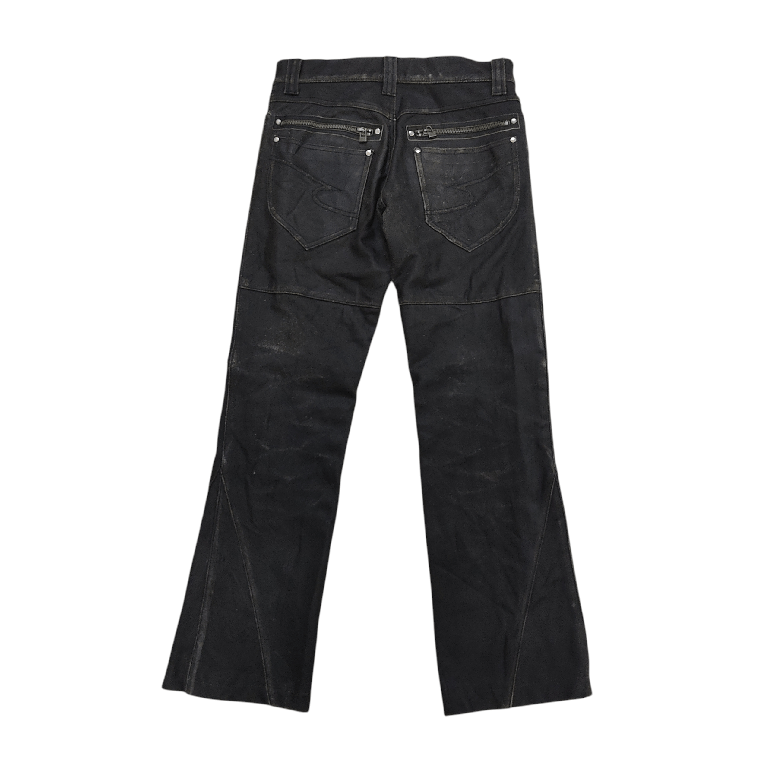 semanticdesign Semantic Design Studded Bikers Cowhide Leather Pants Size US 28 / EU 44 - 8 Thumbnail