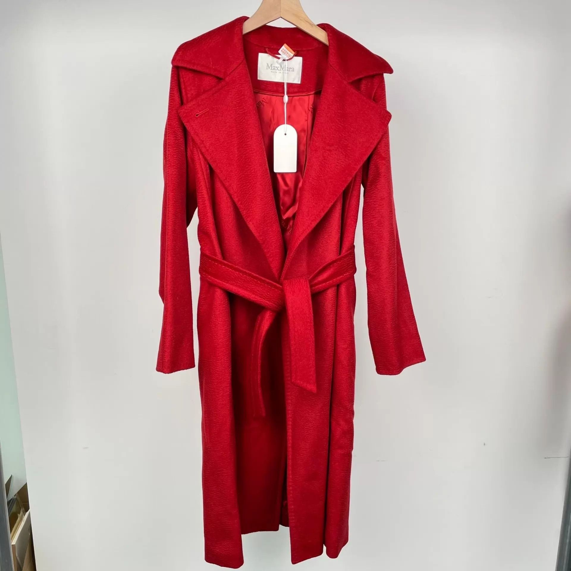 Max Mara MaxMara Manuela Red Camel Hair Overcoat Size XS / US 0-2 / IT 36-38 - 1 Thumbnail