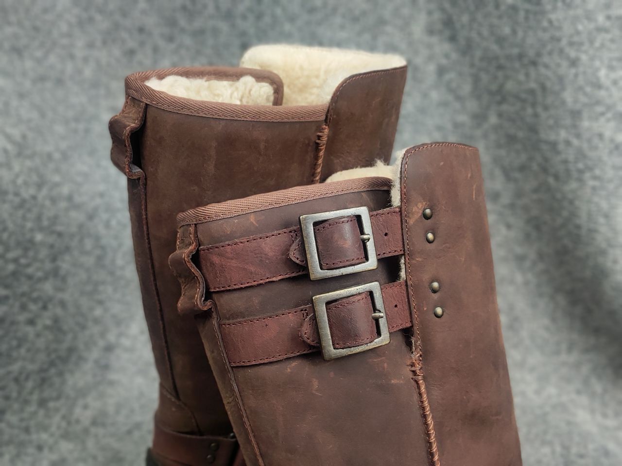 Ugg UGG Jasper Waterproof Leather Winter Fur-lined buckles Boots Size US 6 / IT 36 - 13 Thumbnail