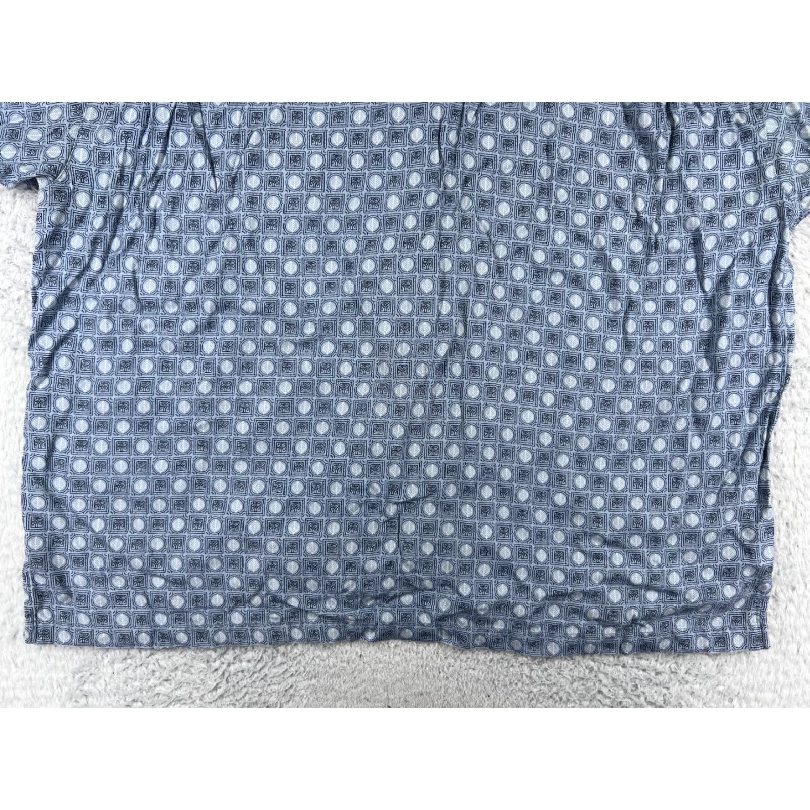 Tommy Bahama Tommy Bahama Shirt Mens 2XL Blue Leaf Silk Hawaiian Vacation Size US XXL / EU 58 / 5 - 7 Thumbnail